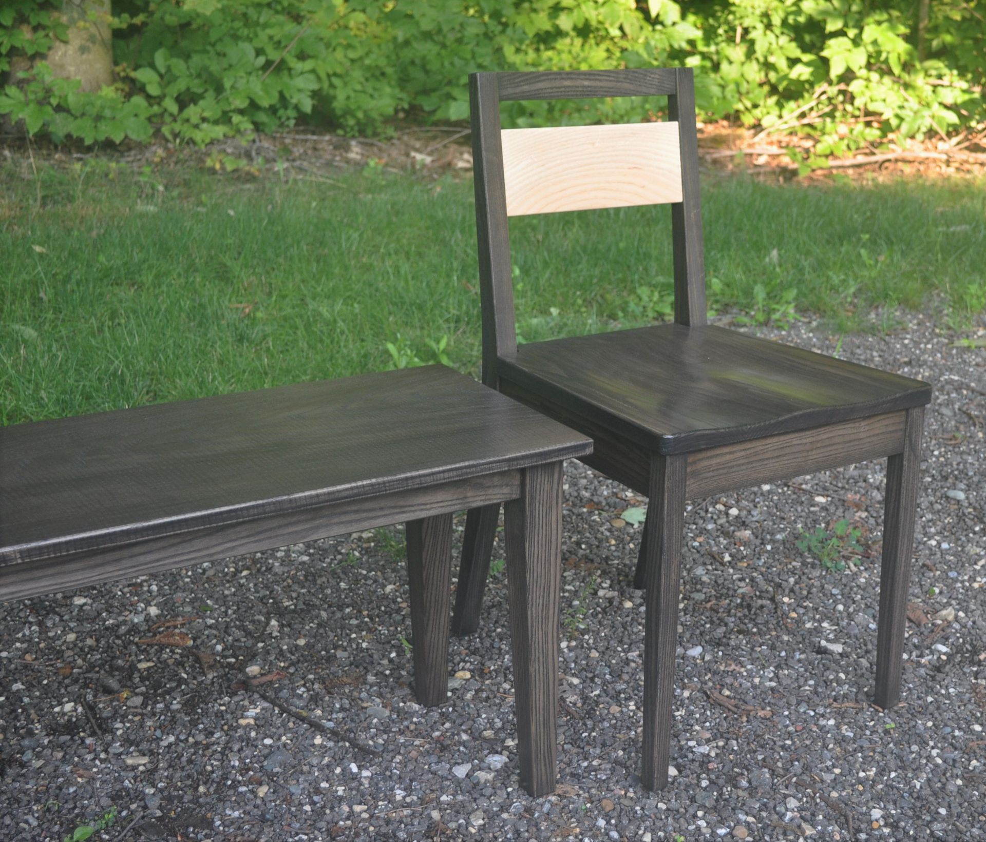 Stained Ash Bench Seat 4