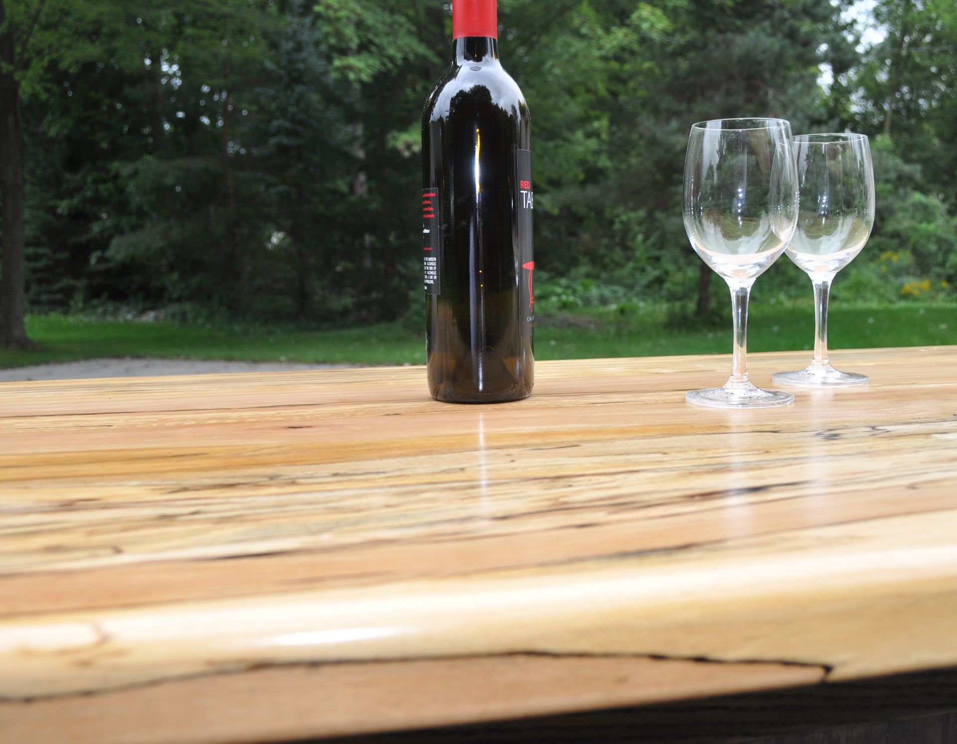 Freestanding Bar With Spalted Beech Top