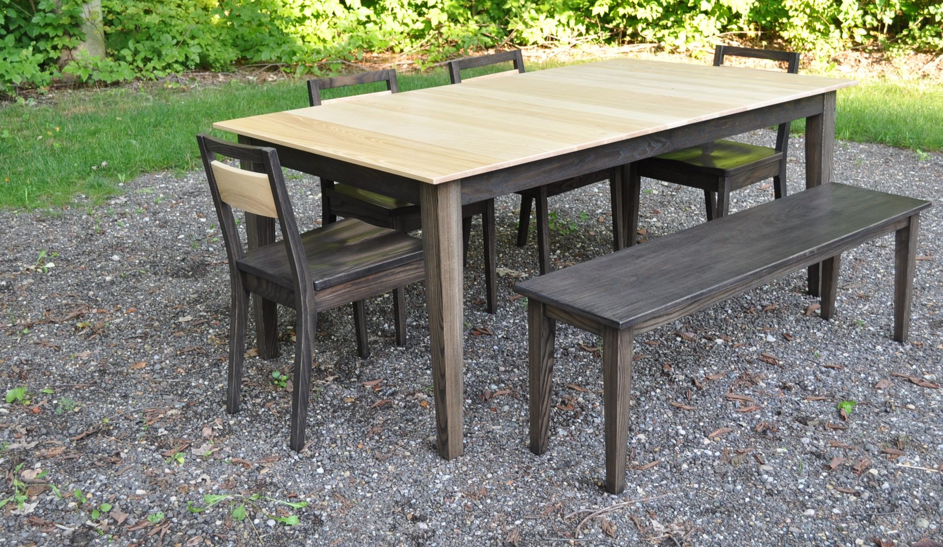 Solid Ash Eight (8) Piece Dining Set 4
