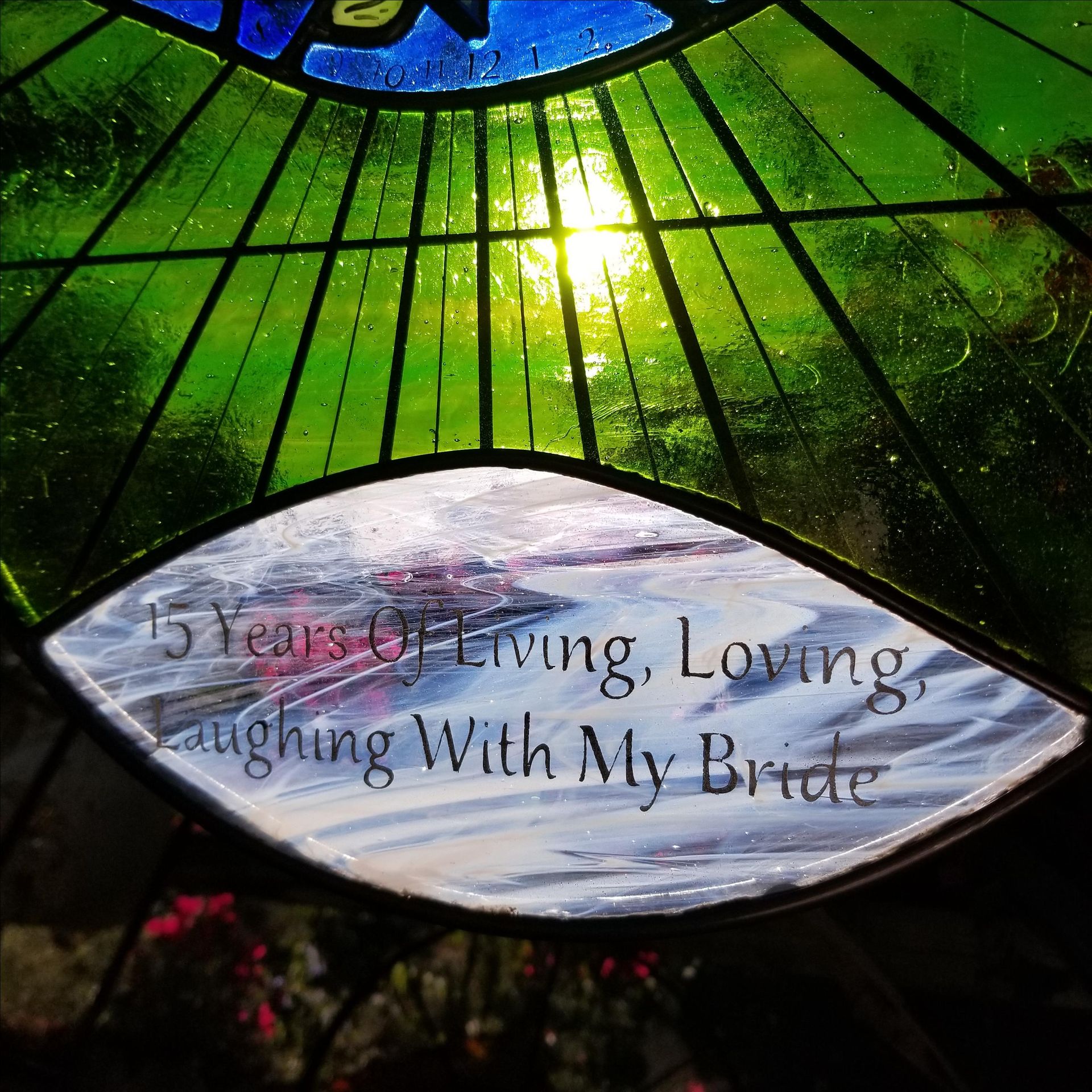 Stained Glass Sundial 3 