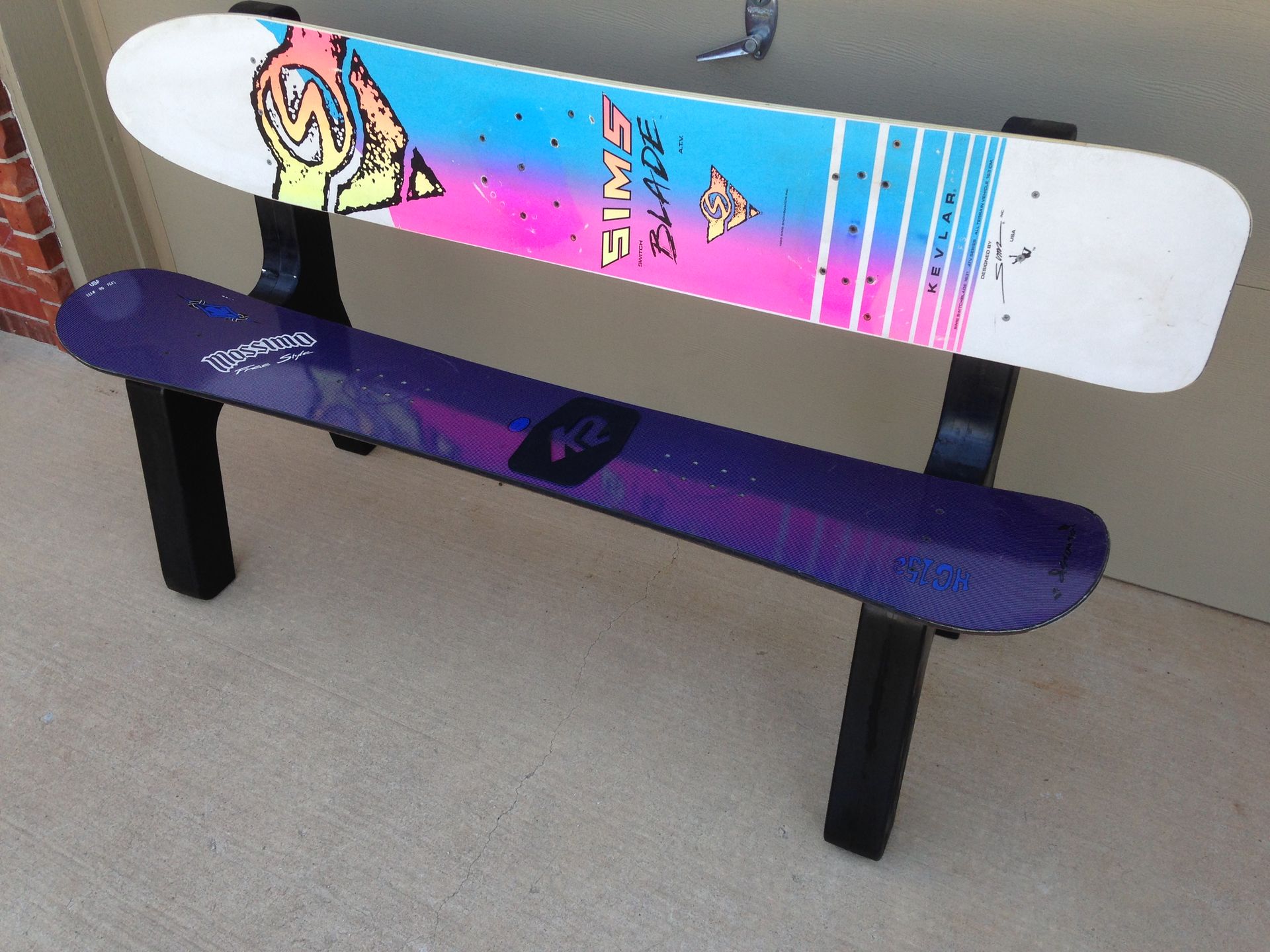 Snowboard Bench