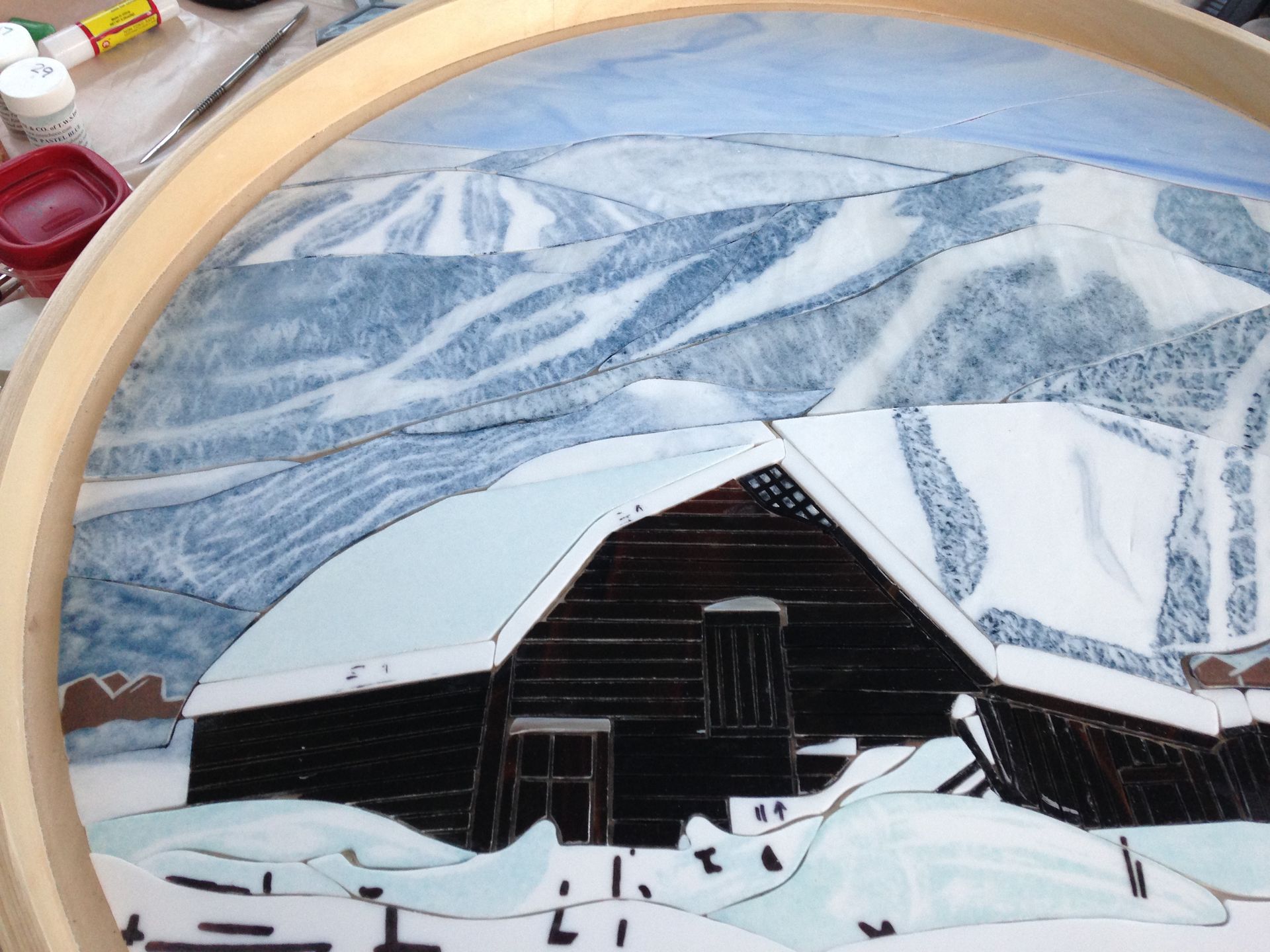 Lazy Susan Mosaic 4 