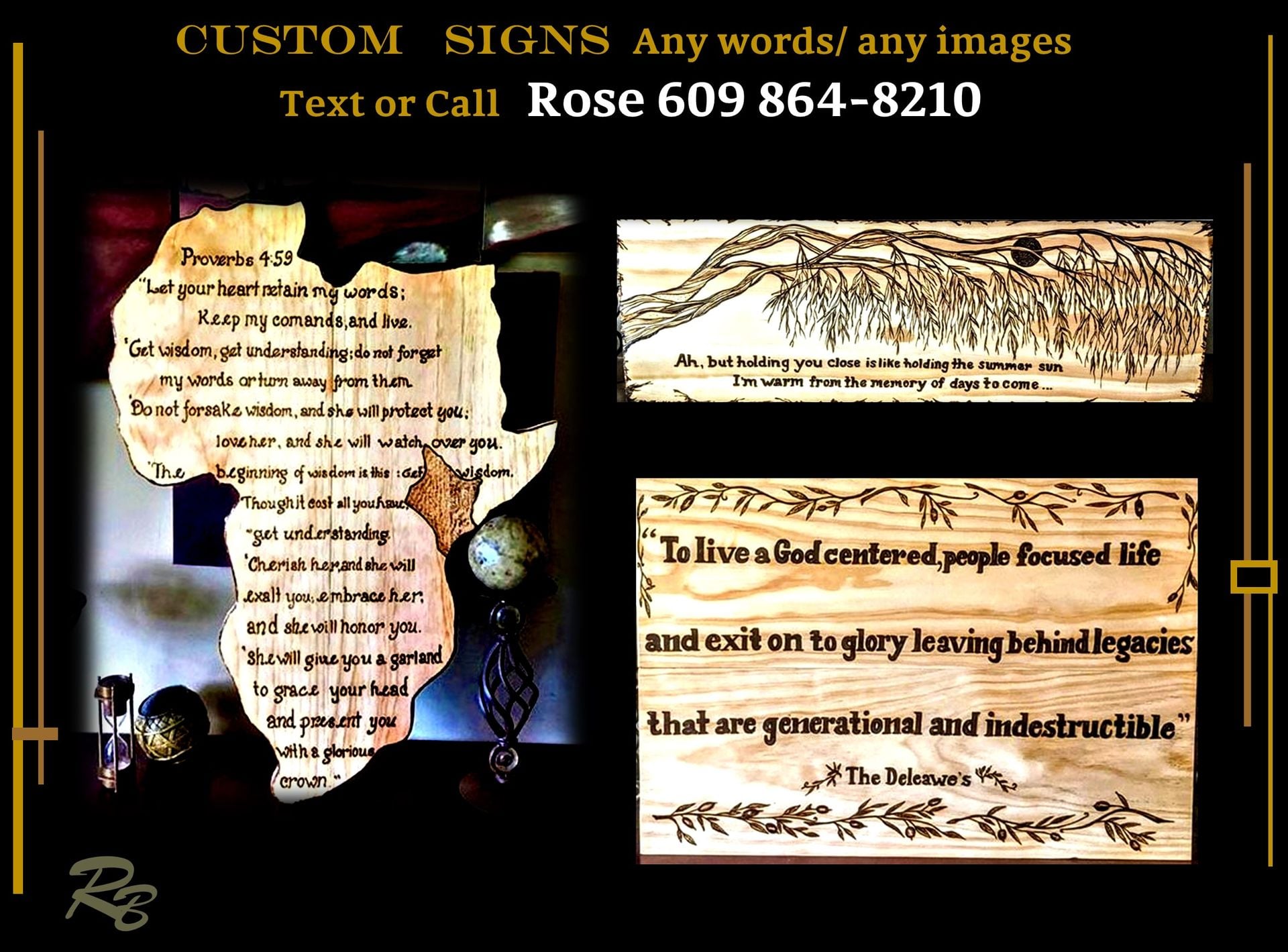 Family Name Sign, Custom Wood Signs, Call 609 864-8210,Established Sign, Personalized 5 