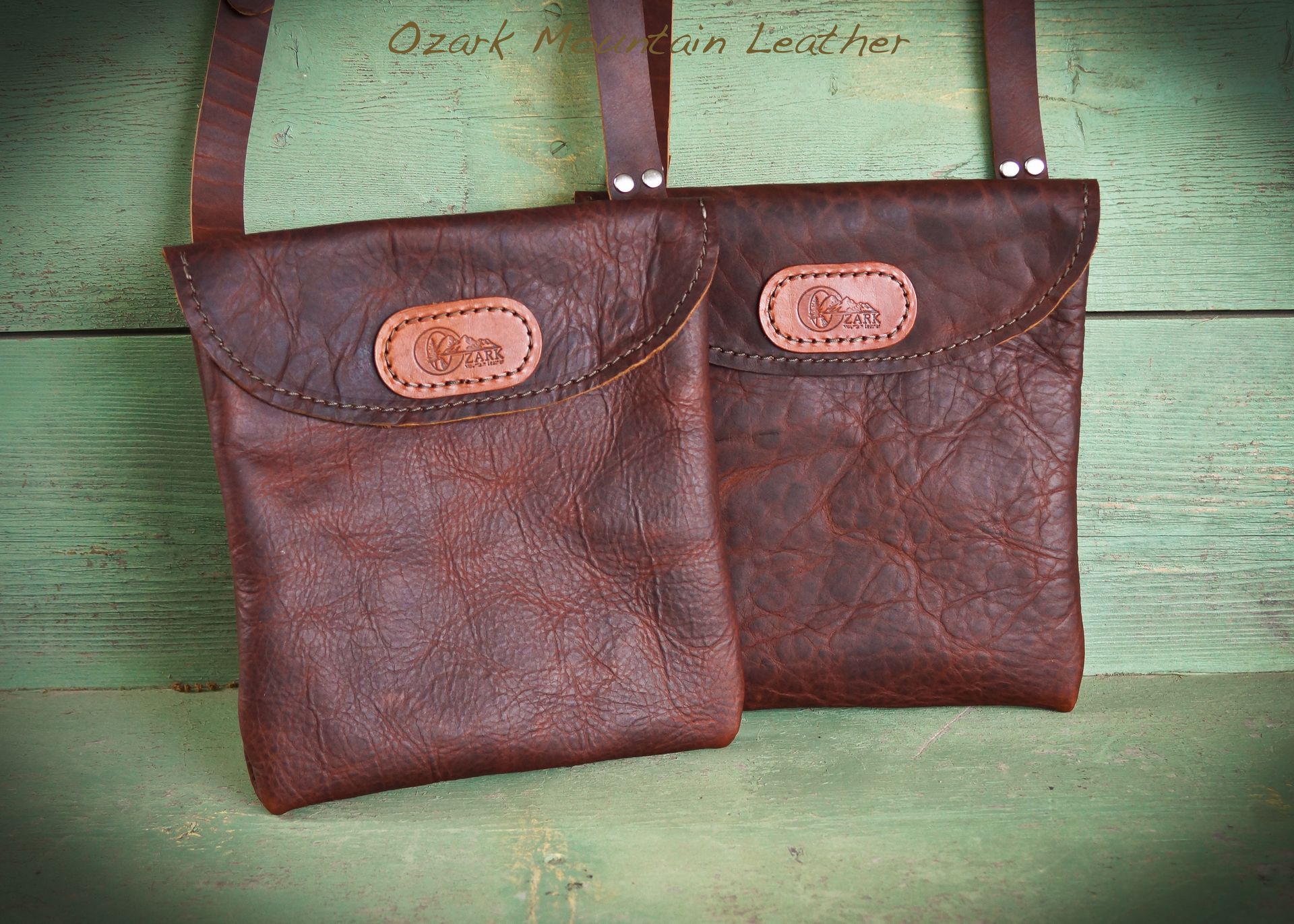 Bison Leather Cross Body Bag 2