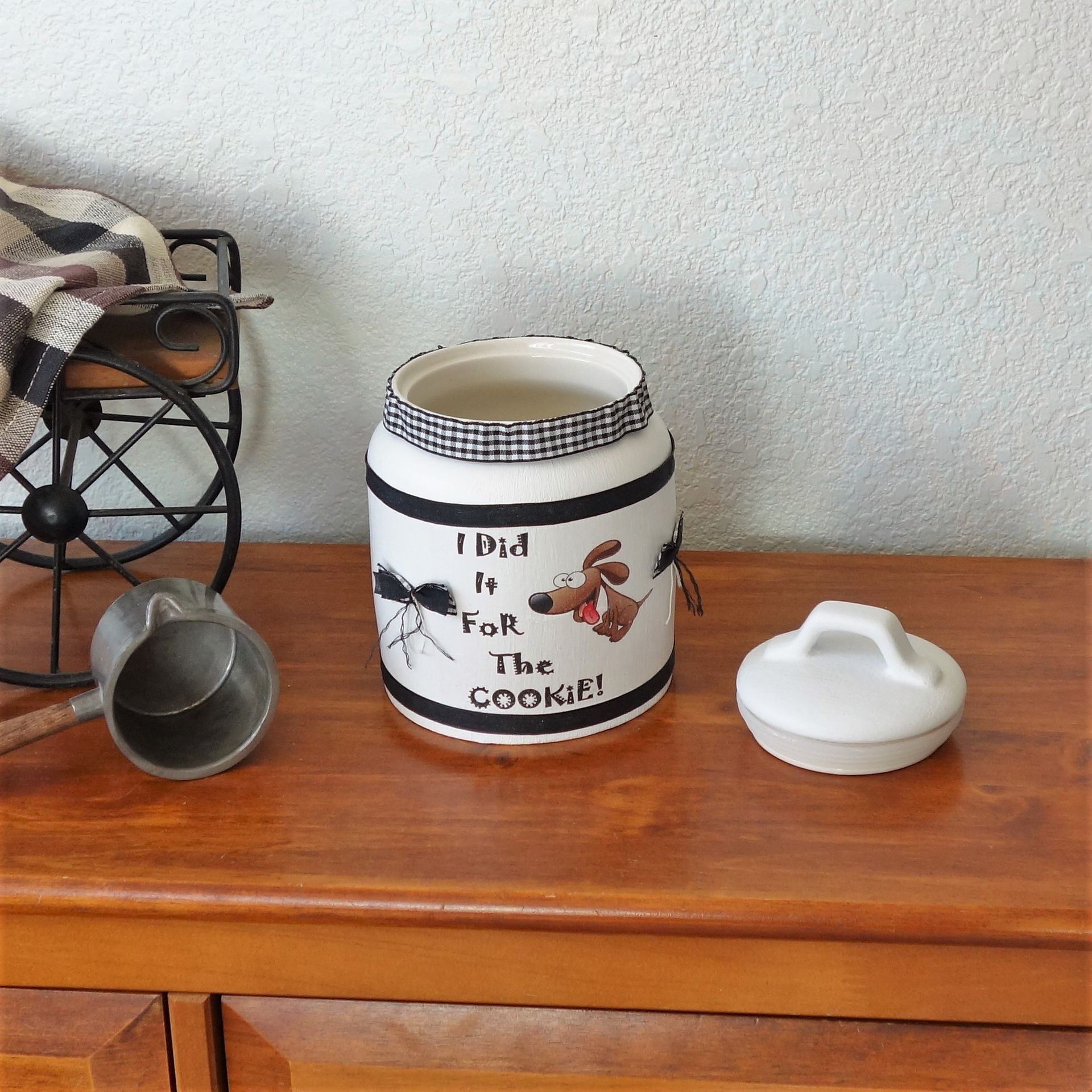 Pet Humor Dog Treat Jar, Dog Biscuit Jar, Dog Cookie Jar 2 