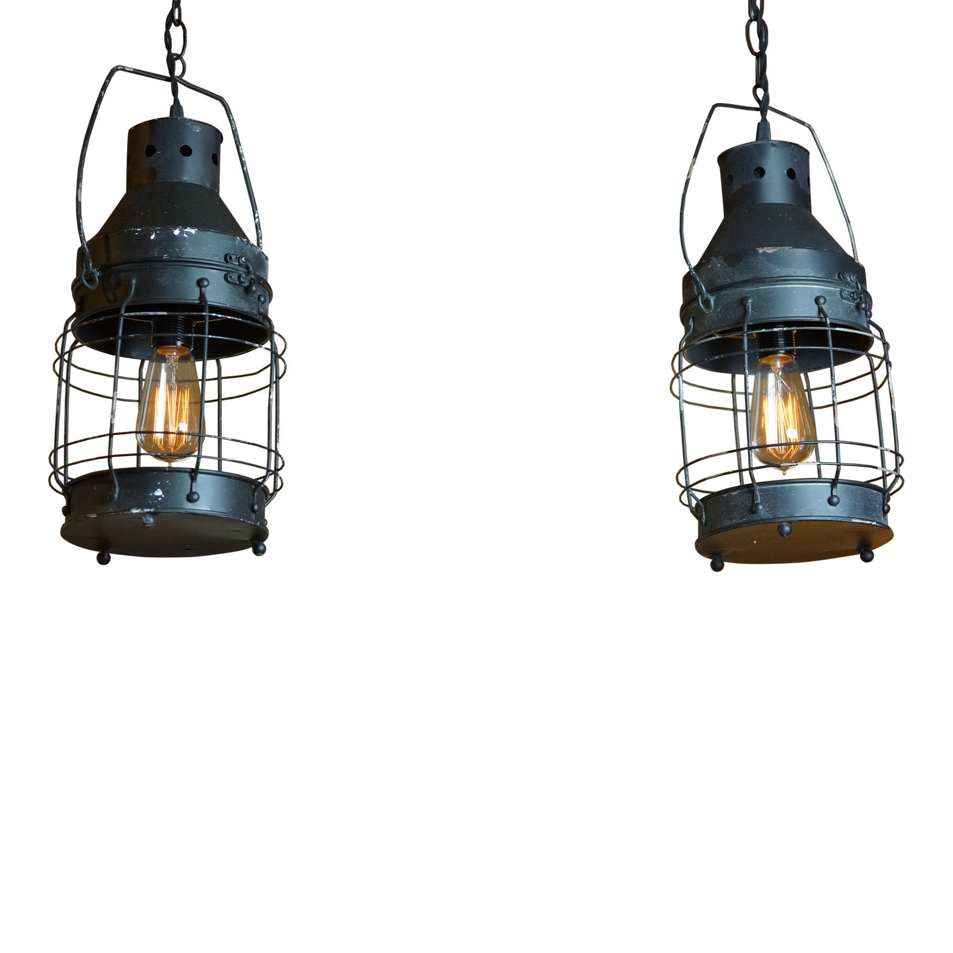 Railroad Lantern Lights, Set Of Two 2 