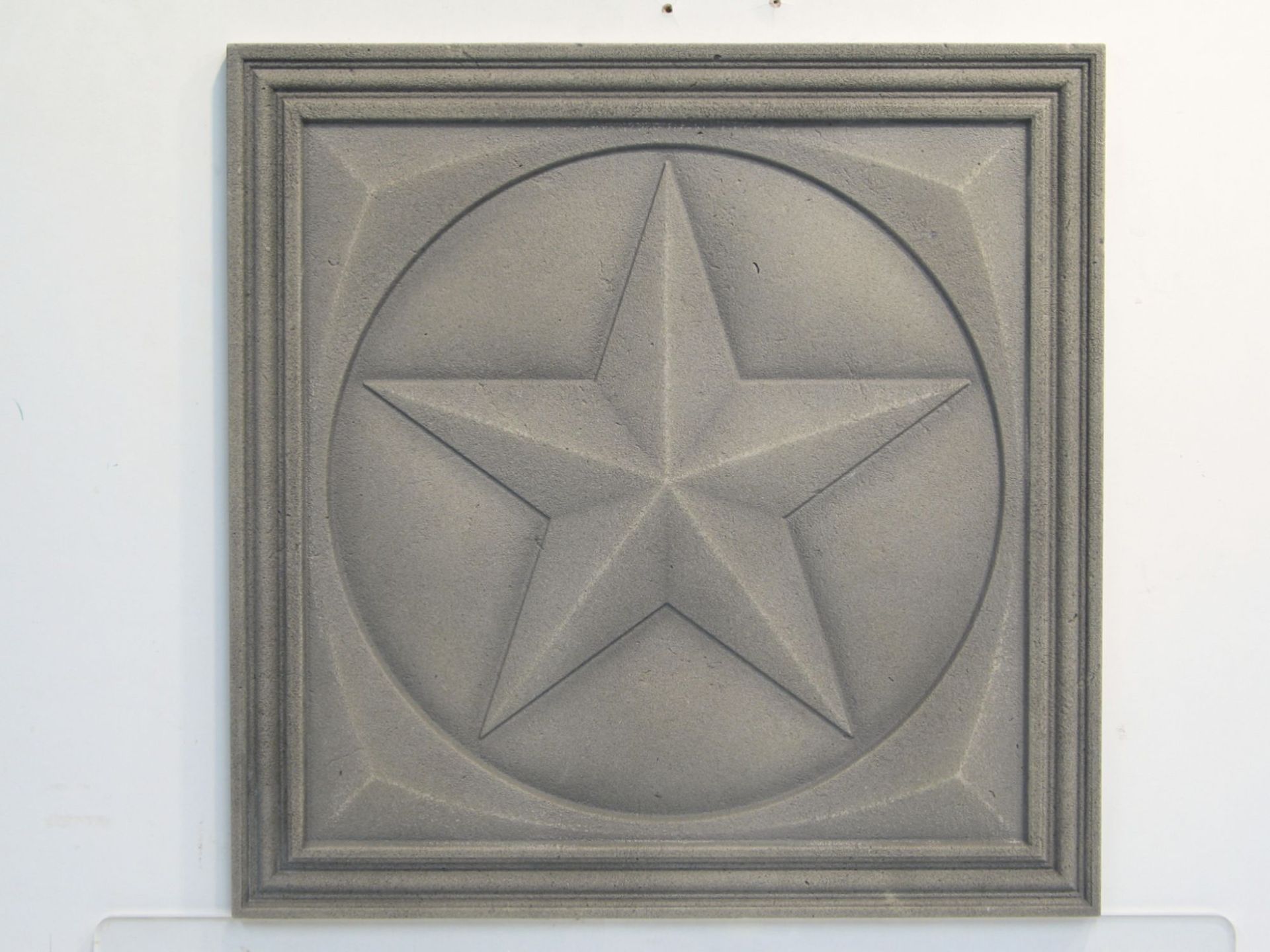 Carved Limestone Texas Star Decorative Backsplash Tile 2