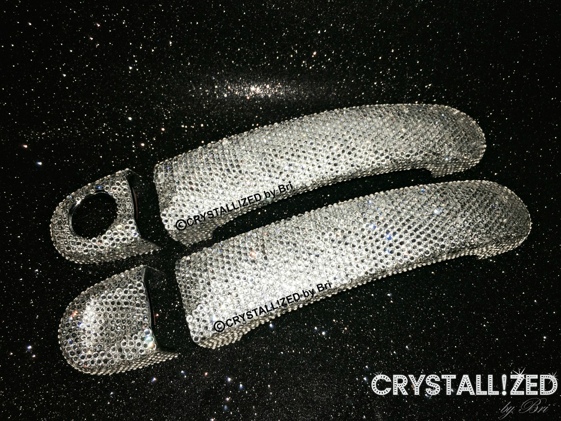 Crystallized Car Door Handles Made With Genuine European Crystals - Set Of 2 Or 4 Bedazzled 2 