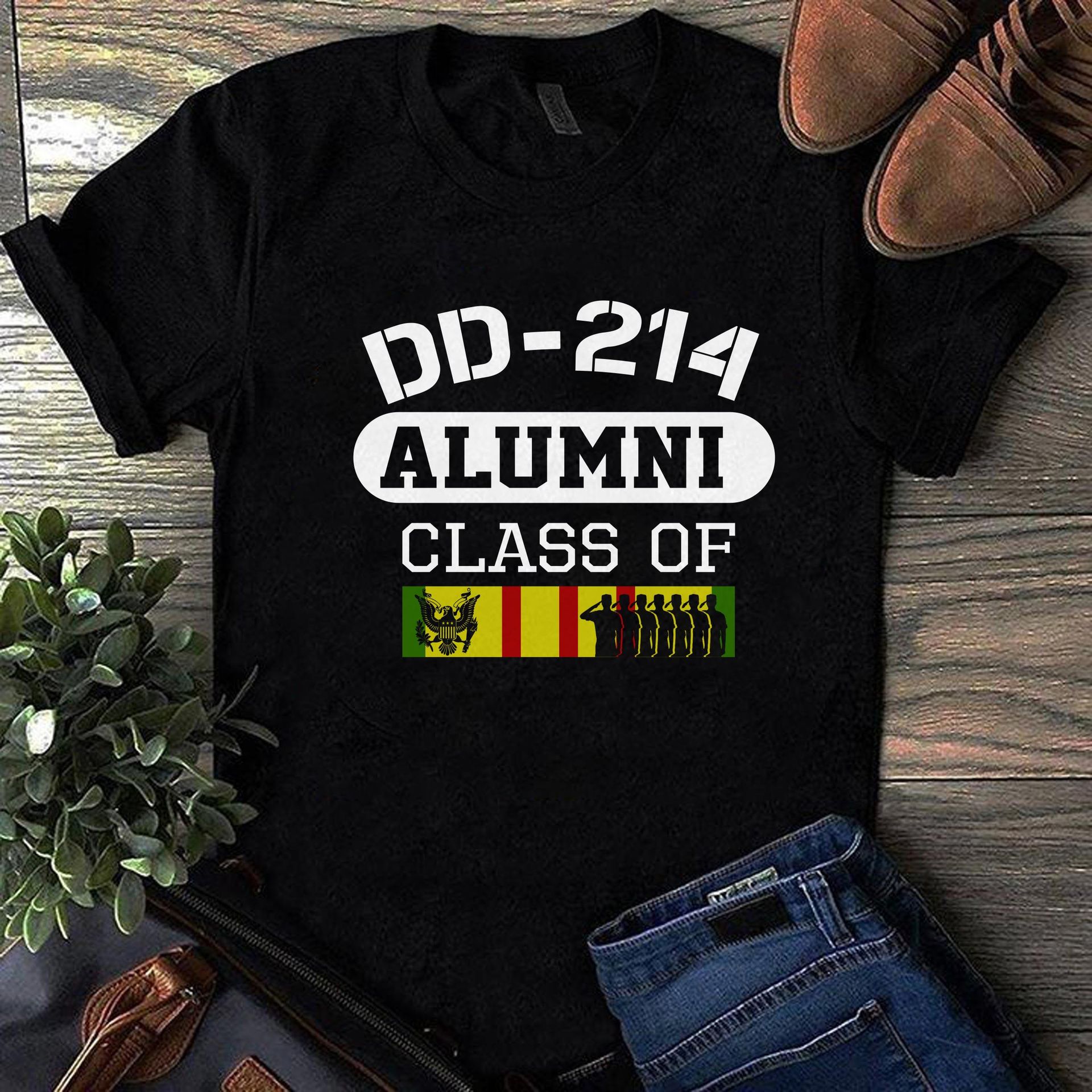 Dd-214 Alumni Class Of Vietnam Veteran, Vietnam War Veteran Shirt 2 