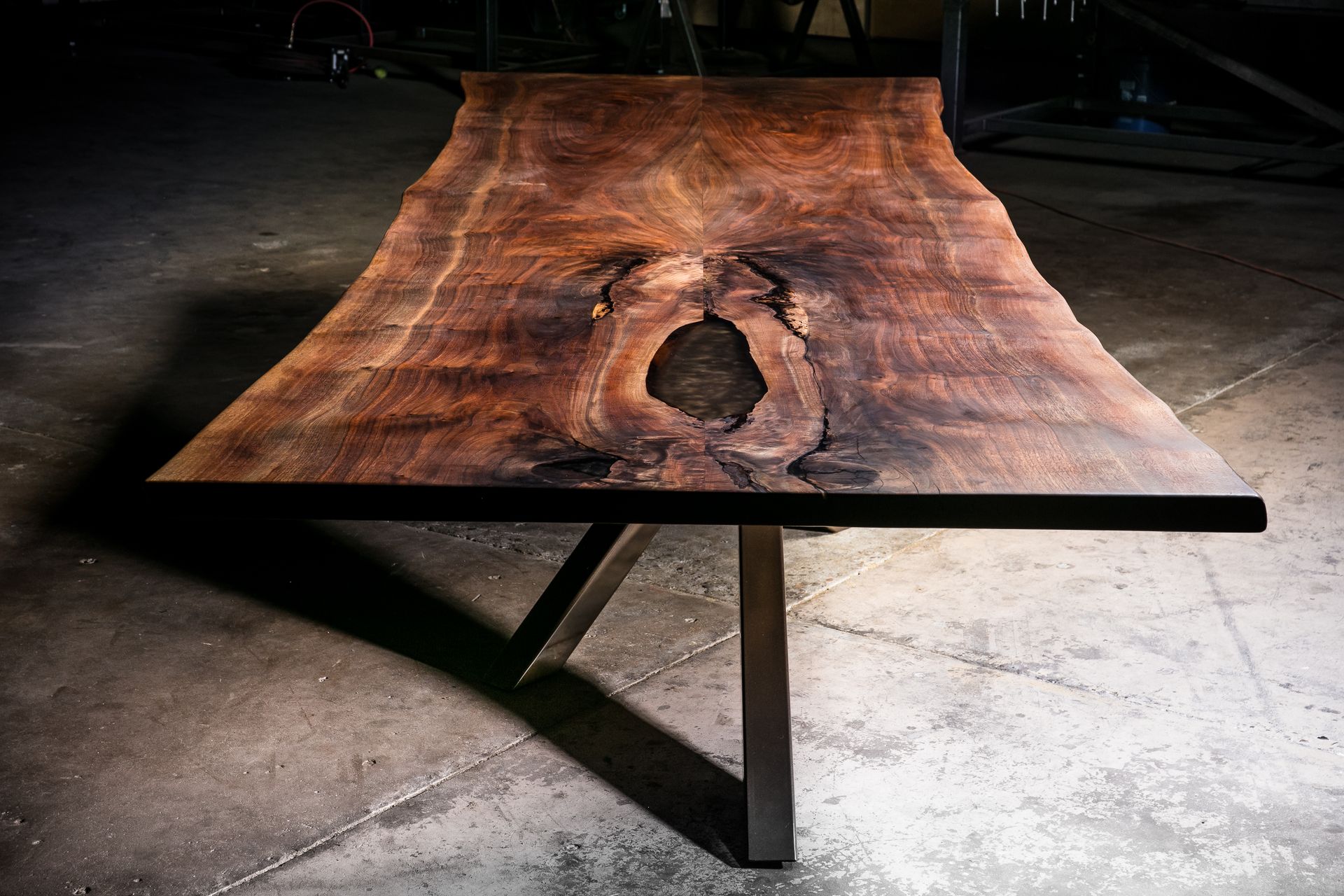 4x12ft Walnut Live Edge Dining Table/Conference Table 2