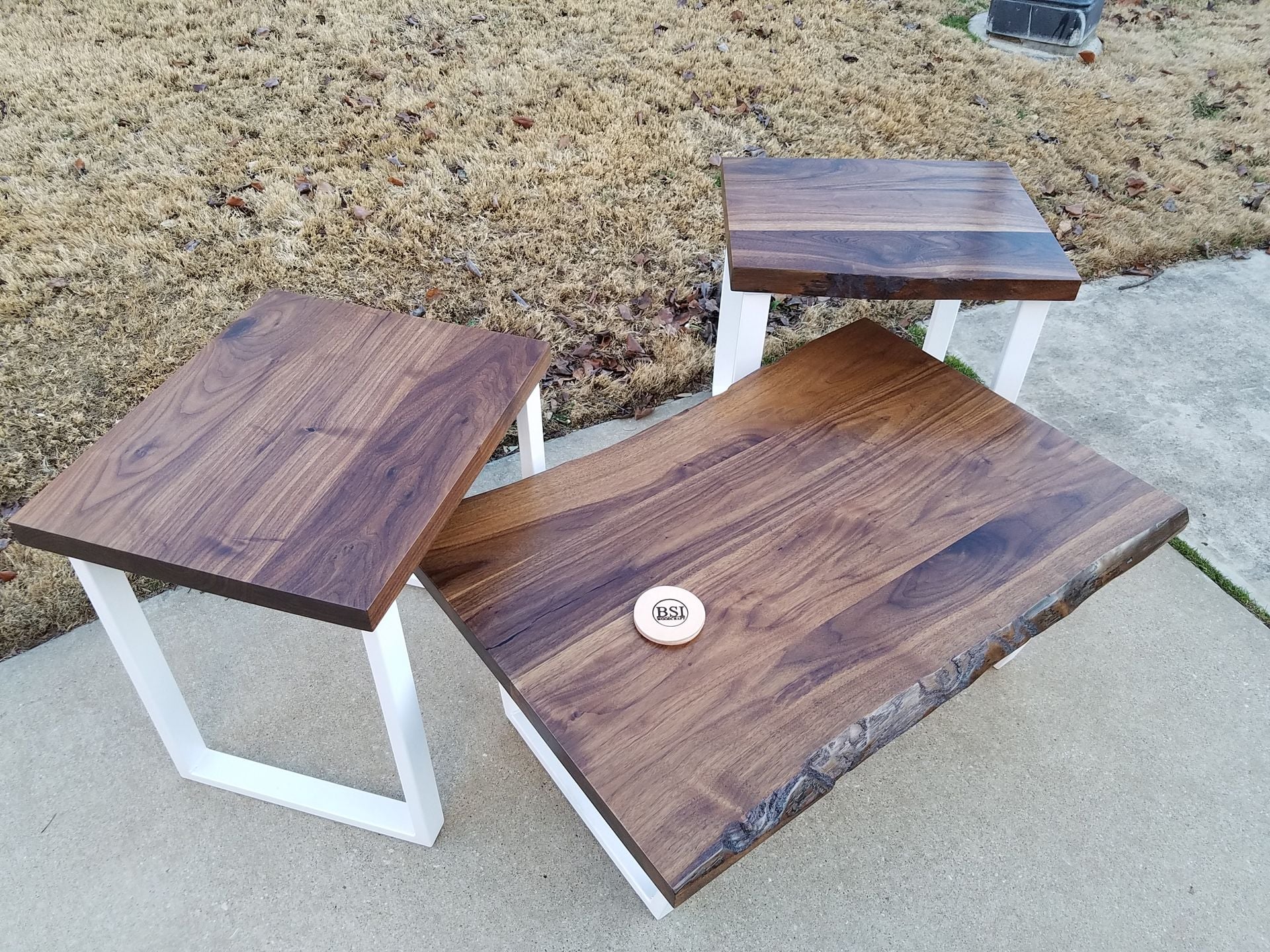 Live Edge Walnut Living Room Tables 3