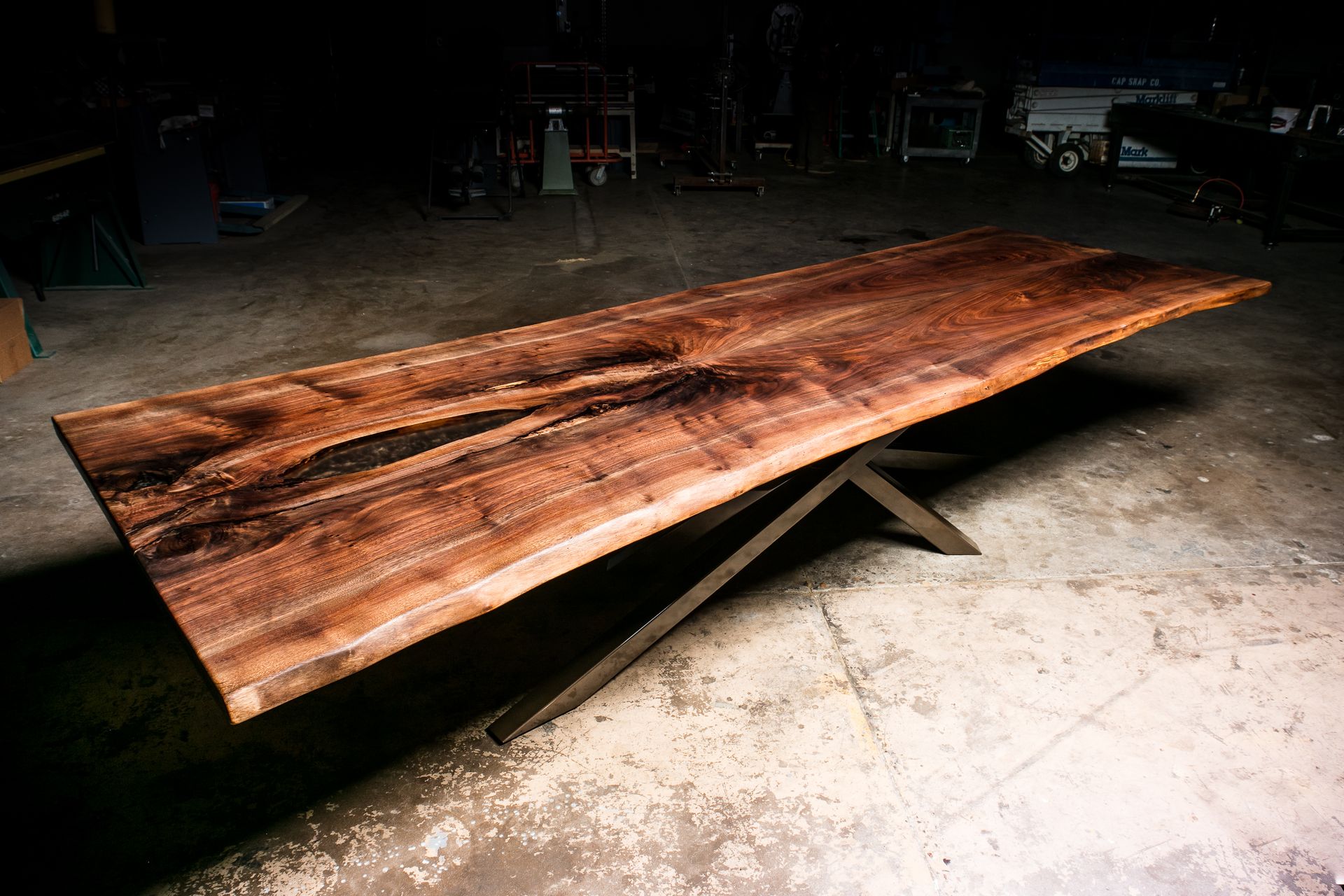 4x12ft Walnut Live Edge Dining Table/Conference Table 5
