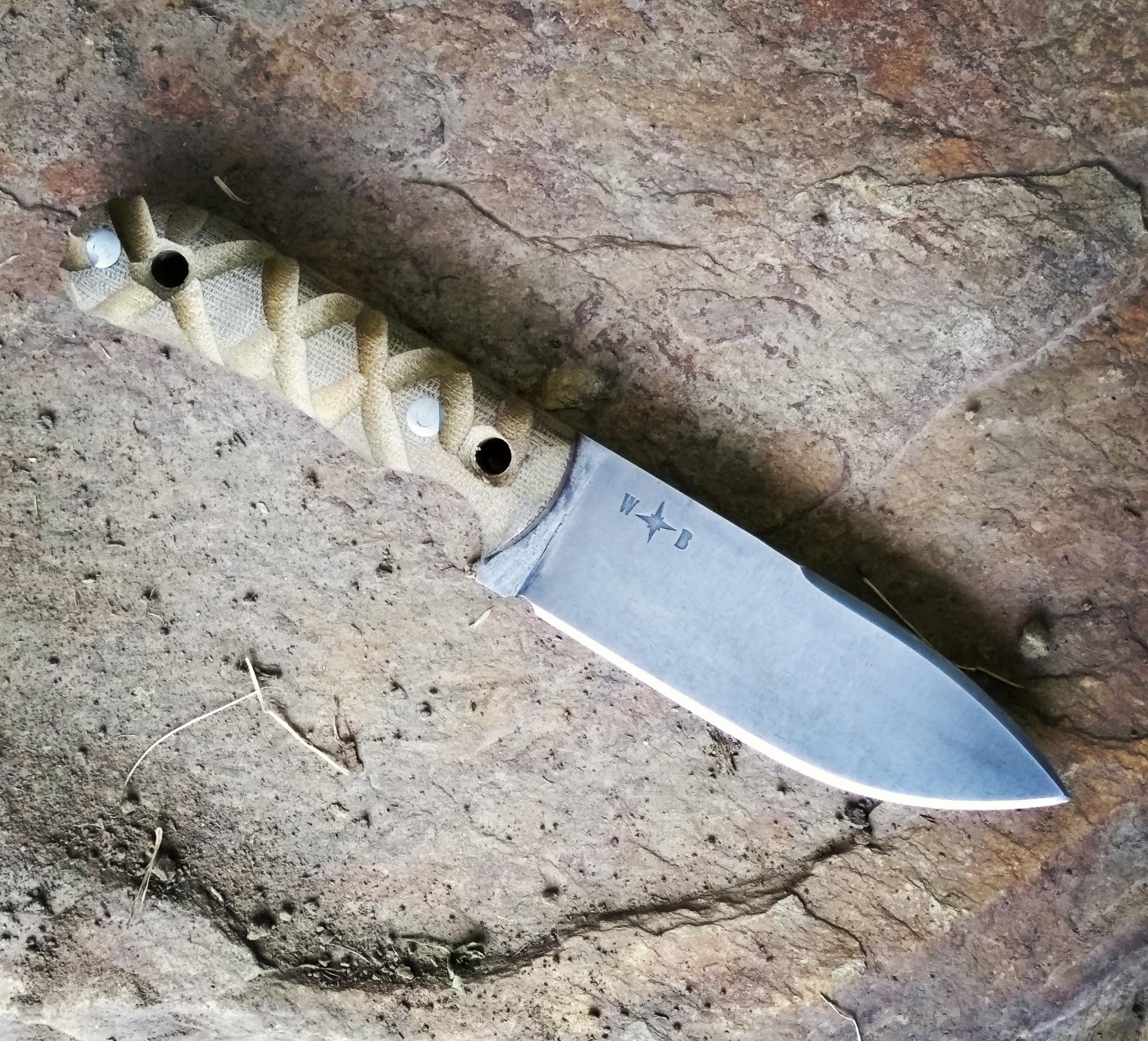 Firecreekforge.Com Frontline Tactical Handmade Knife Fire Creek Forge Elijah Williams