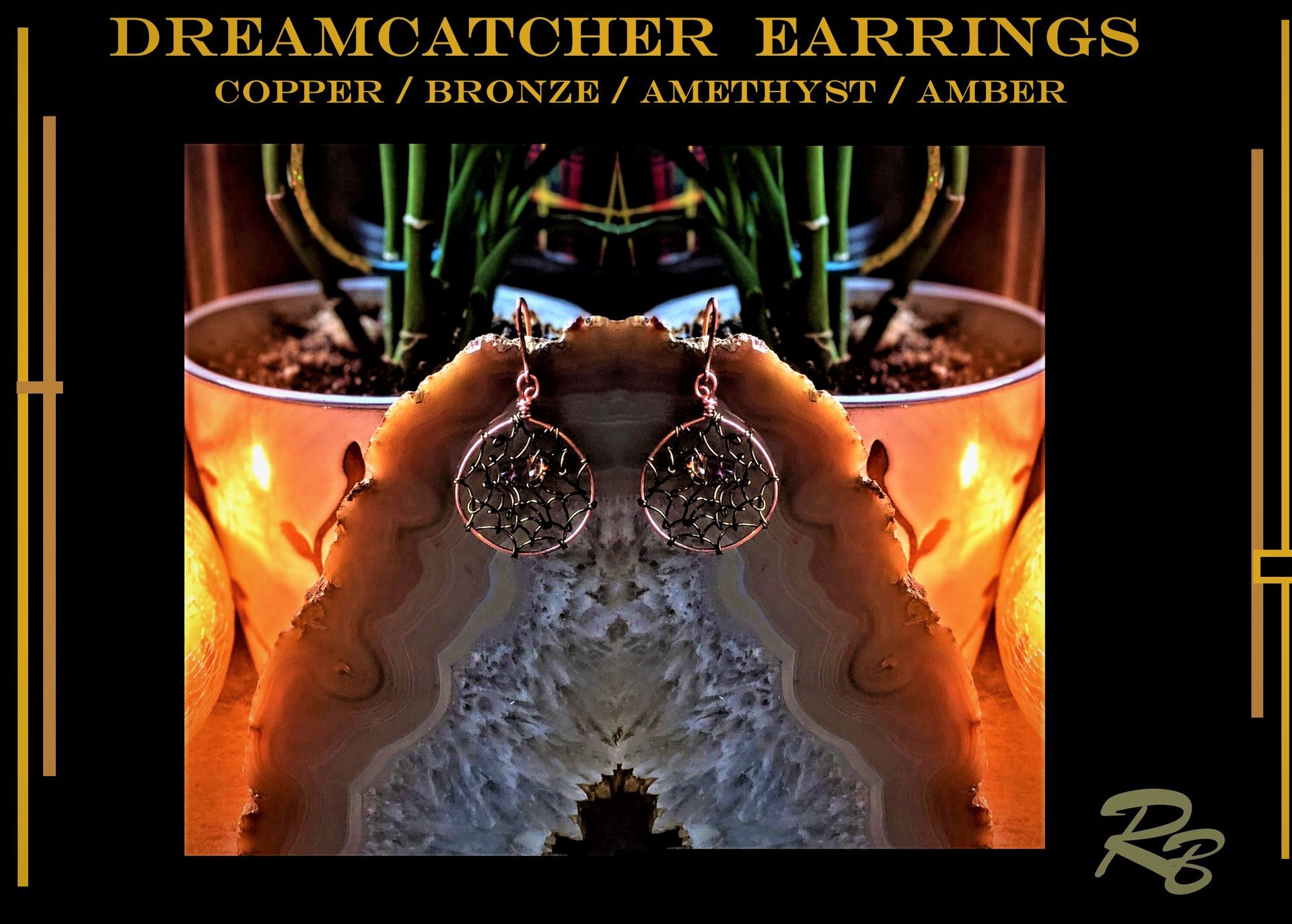 Dreamcatcher, Jewelry, Necklace, Wife Gift, Gemstone, Earrings 1