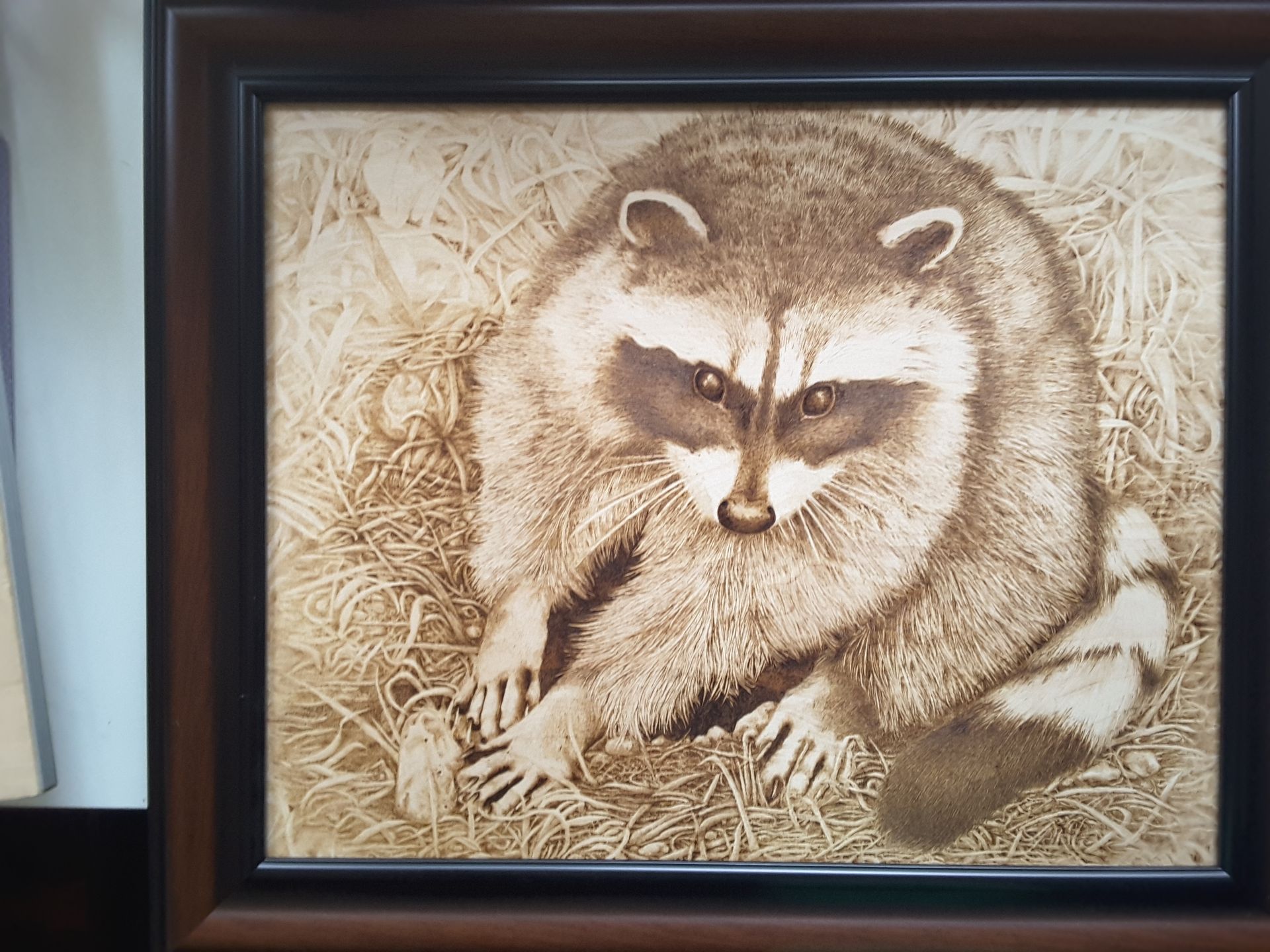 "Digging Up The Past" Pyrography (Wood Burning) 2