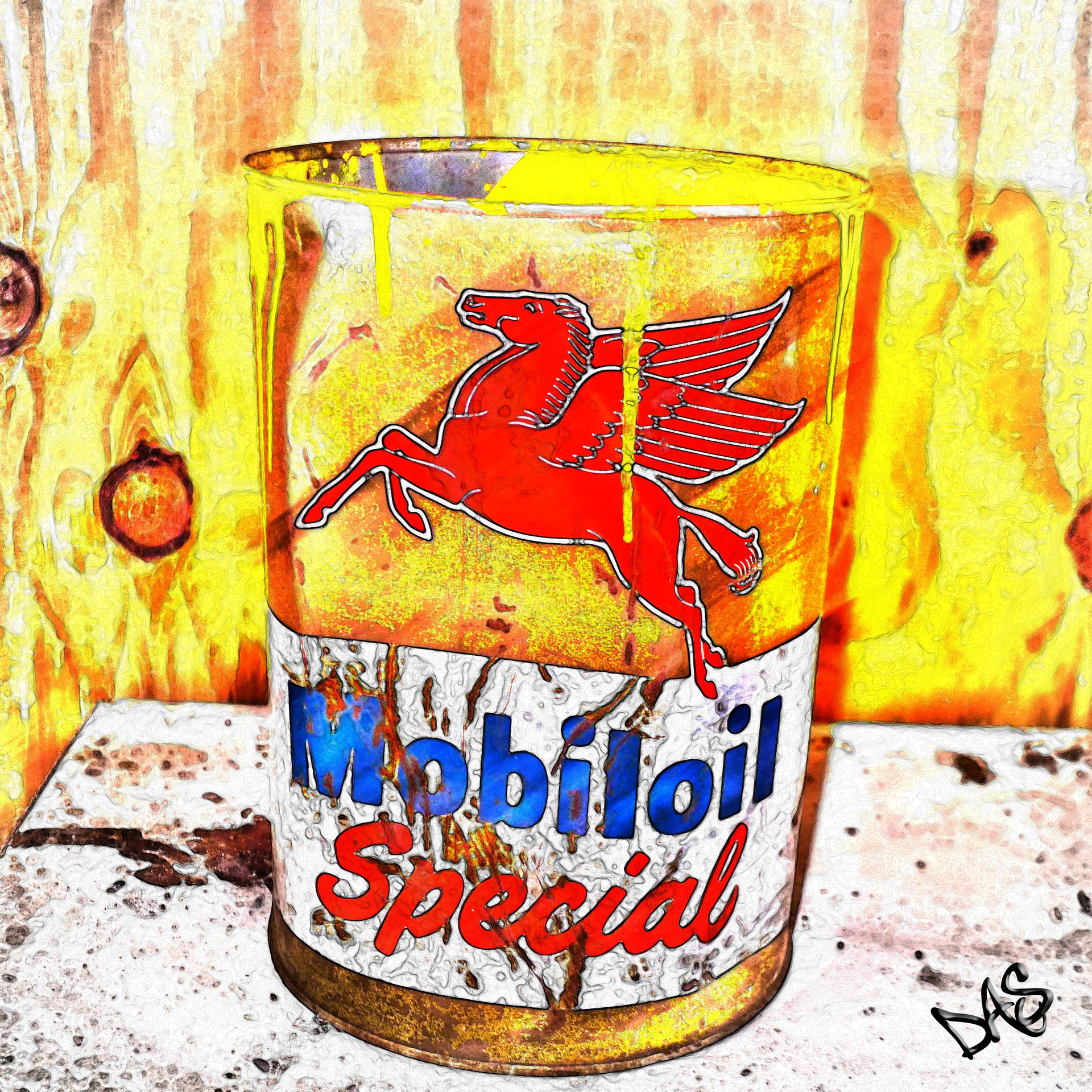 Digital Art On Canvas 6 