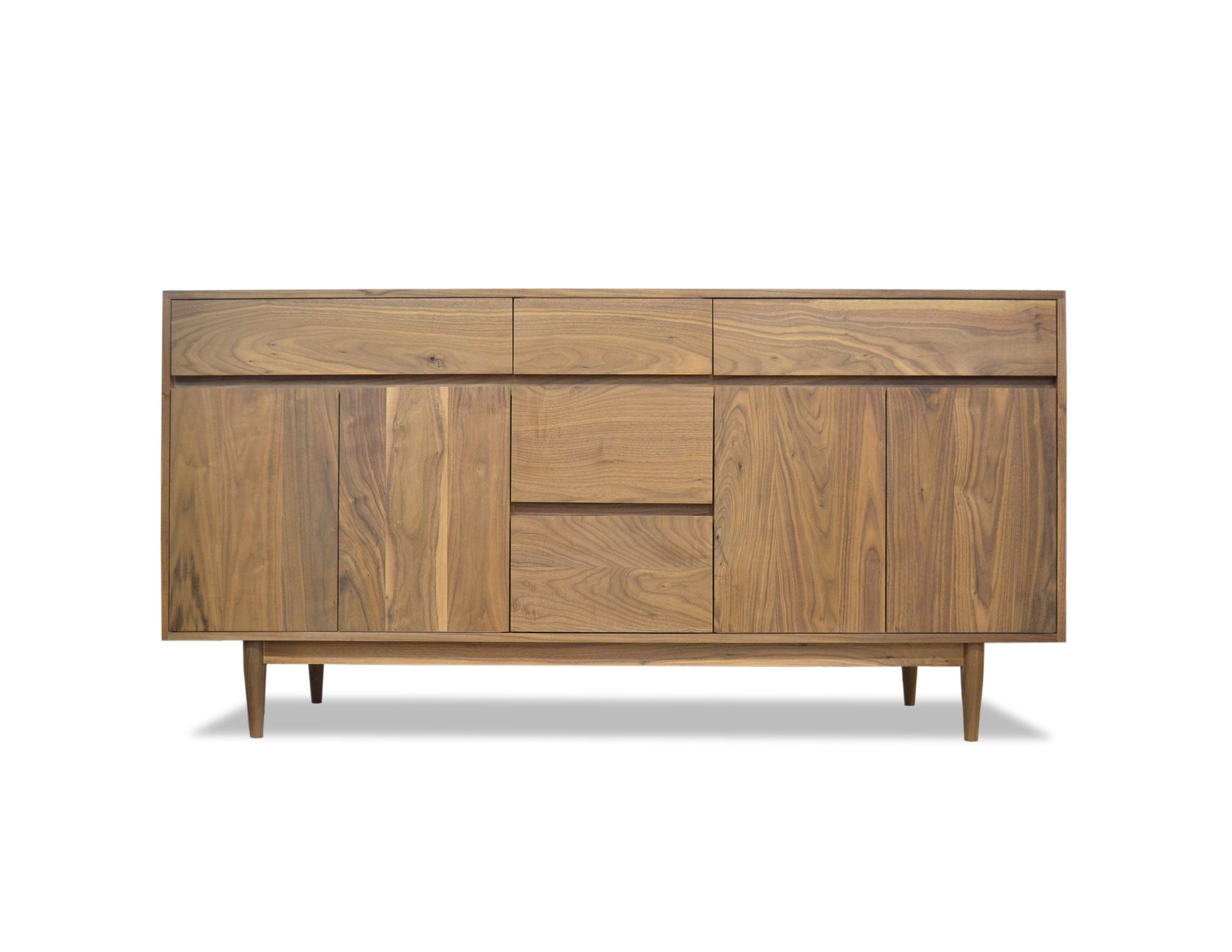 Mid Century Walnut Vanity 1