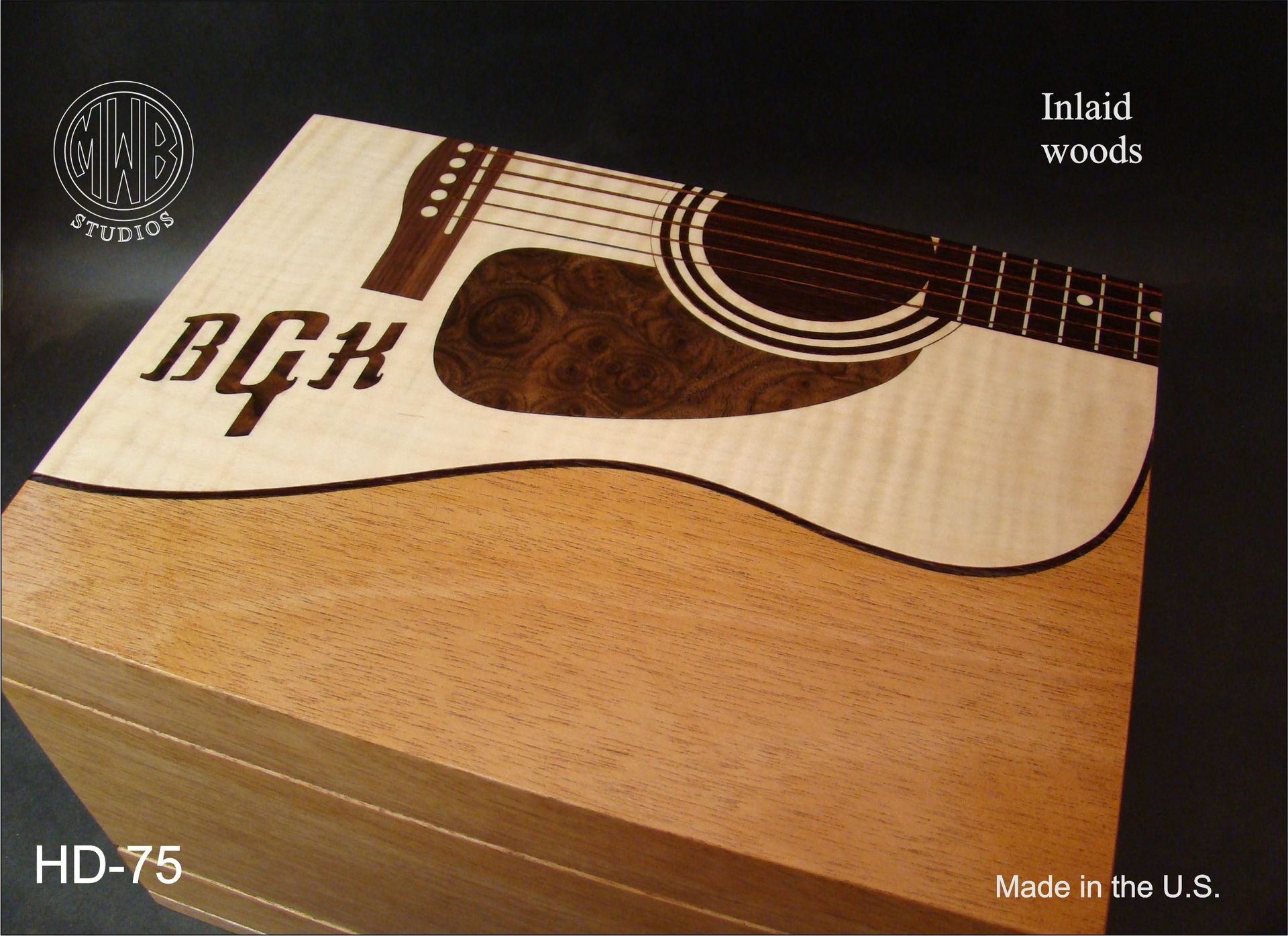 Handcrafted Customized Inlaid Humidor Hd75-1  With Free Shipping. 2 