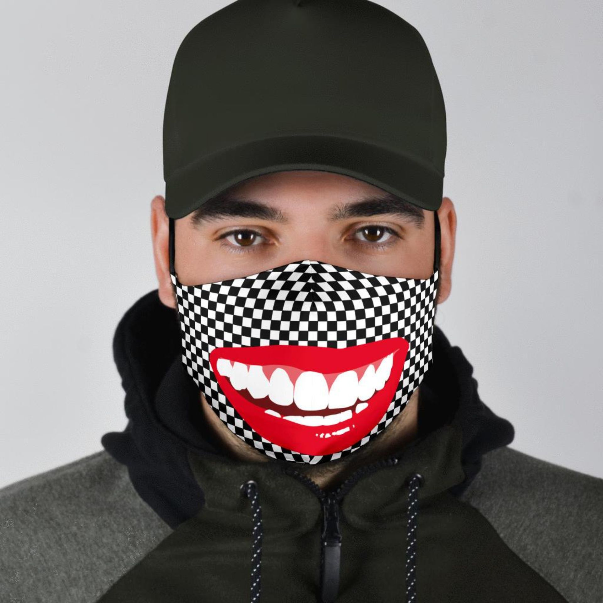 Funny Big Mouth Reusable Washable Adjustable Face Mask For Children And Adults 4 