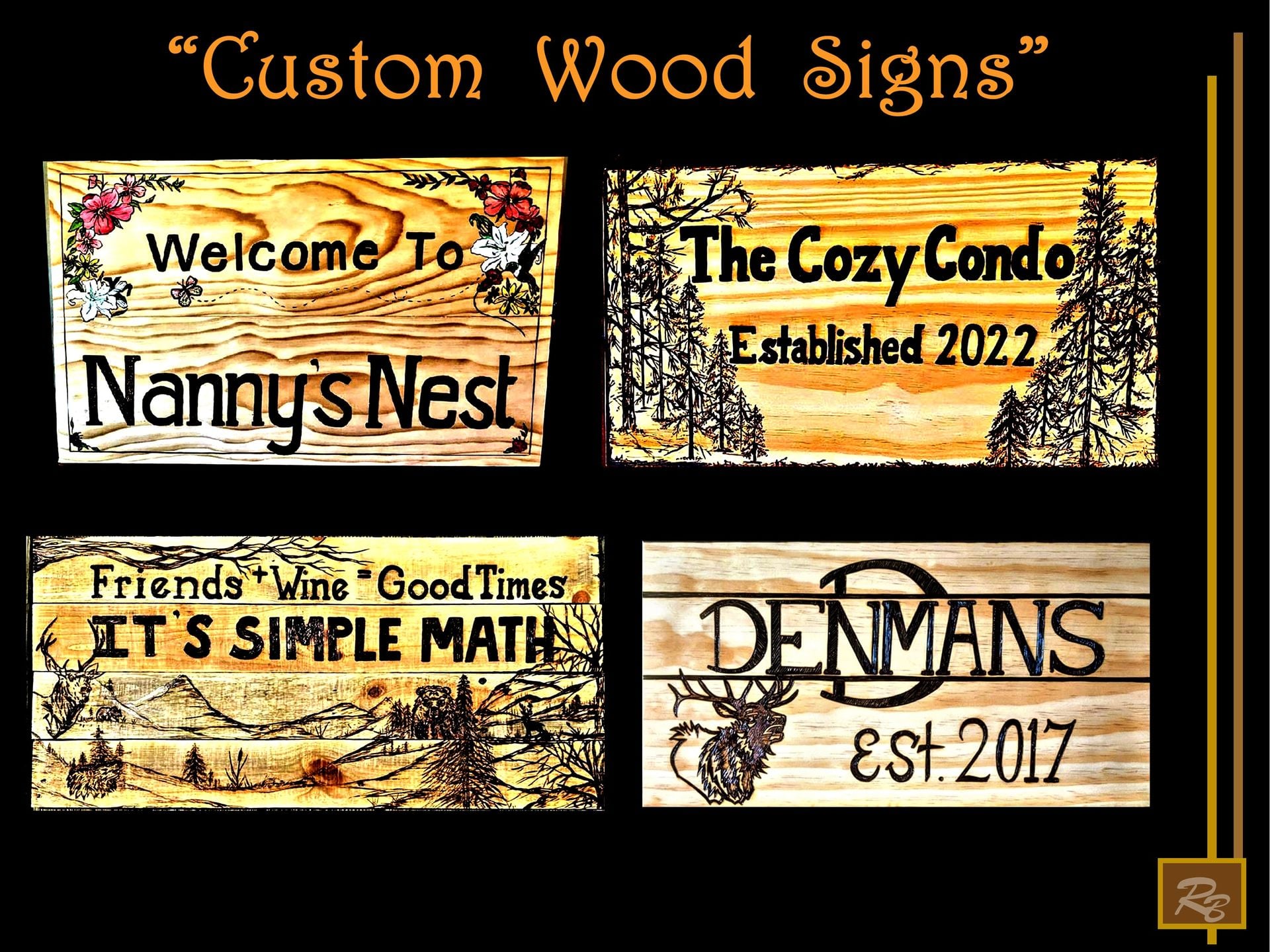 Custom signs, Personalized,  Wood Signs, Sign, Wood, Custom 5 