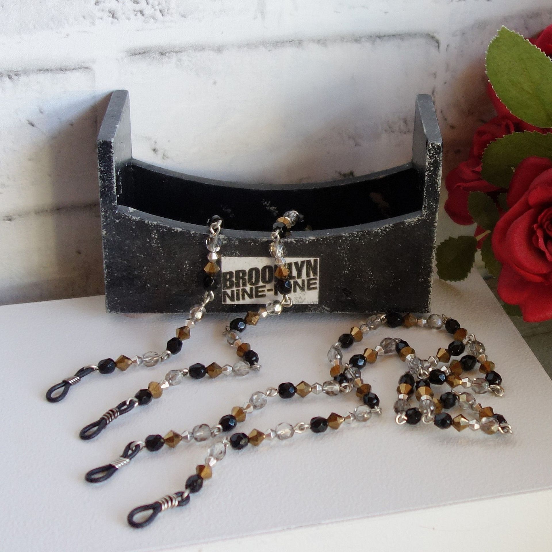 Beaded Eyeglass Chain Set/2 Brooklyn Nine-Nine Inspired Designer Eyeglass Chains 6 