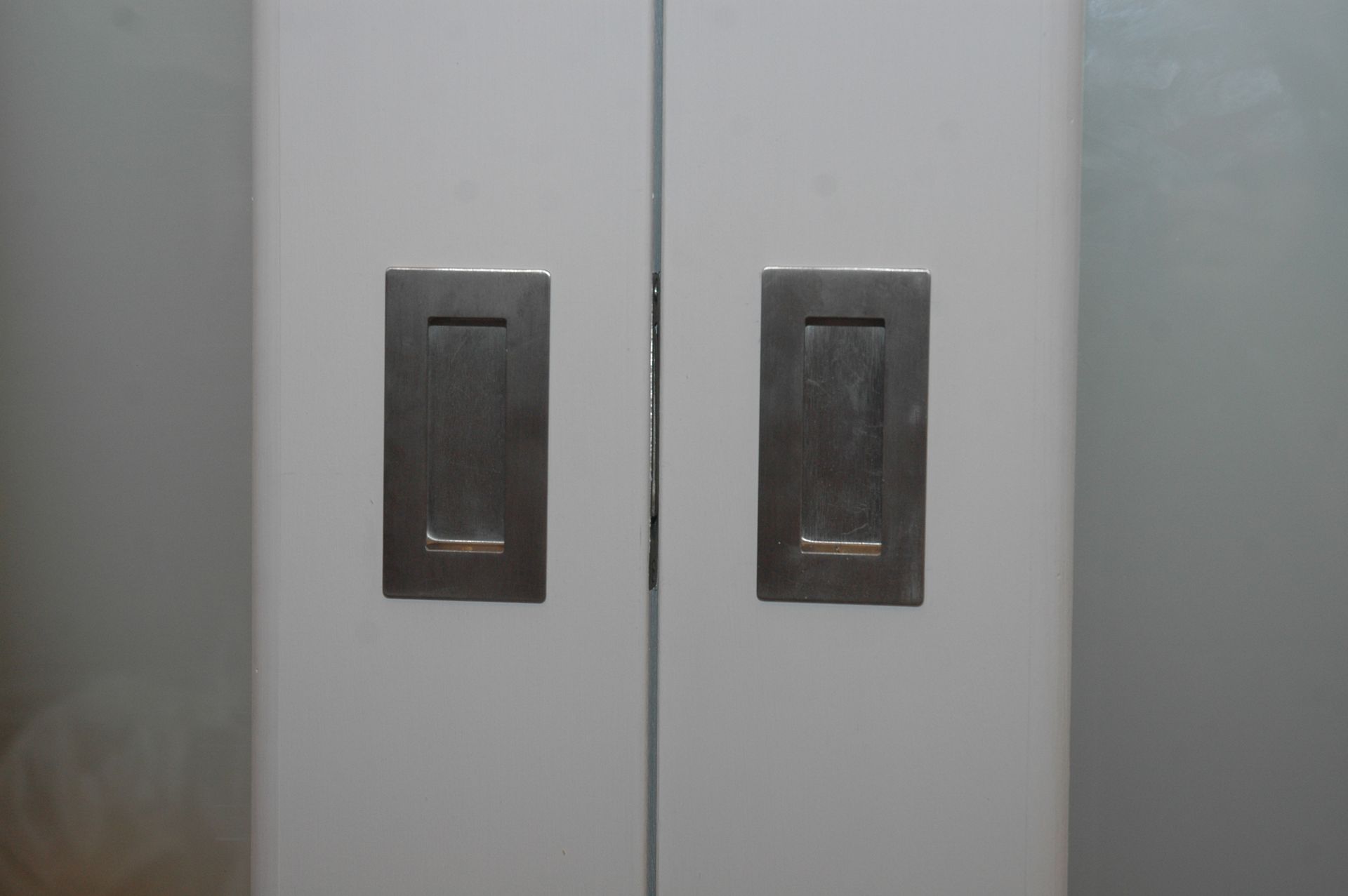 Closet Doors W Frosted Glass Panels 2 