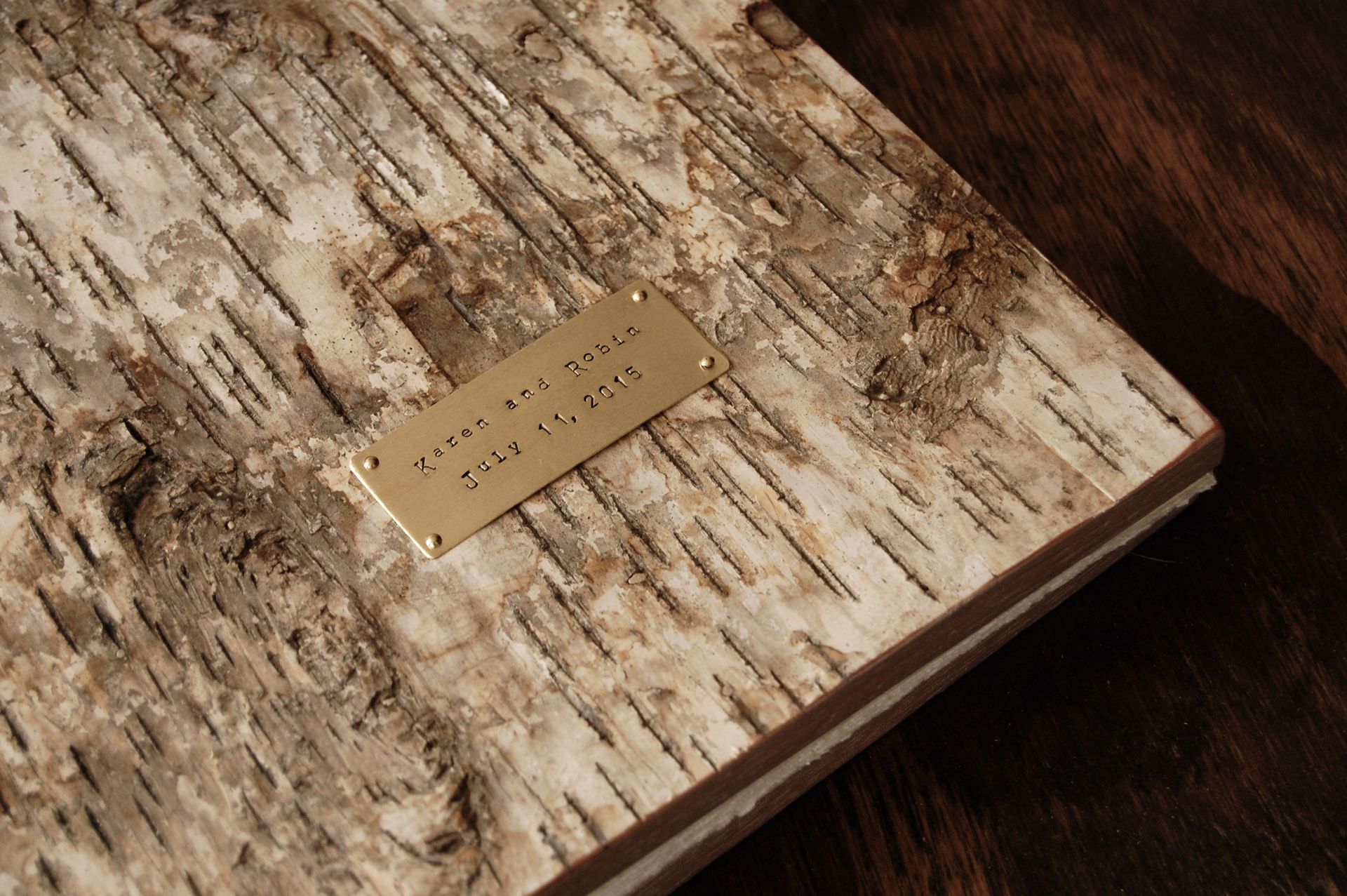 White Birch Wedding Or Vacation Home Guest Book 5 