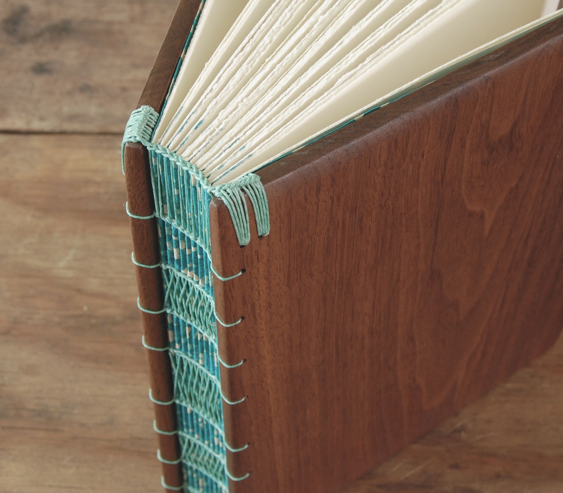 Black Walnut Wood Guest Book - Rustic Wedding Or Cabin Guest Book Wood Journal