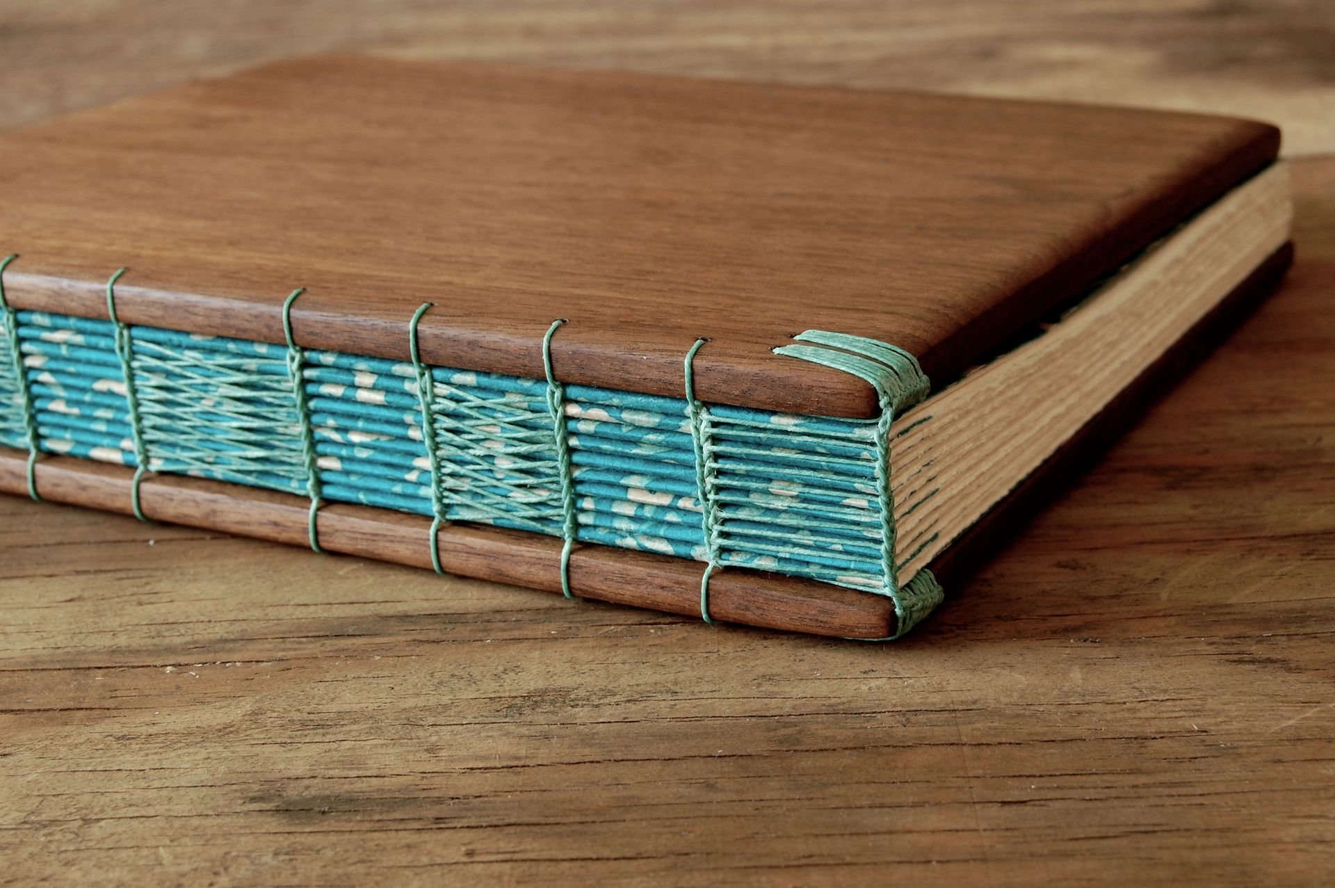Black Walnut Wood Guest Book - Rustic Wedding Or Cabin Guest Book Wood Journal 5 