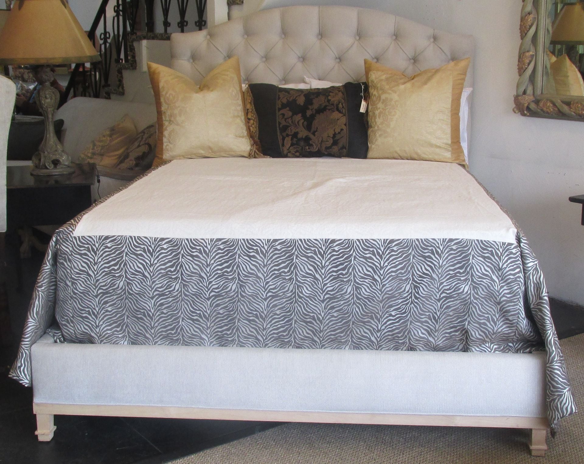 Patricia's Tufted Bed