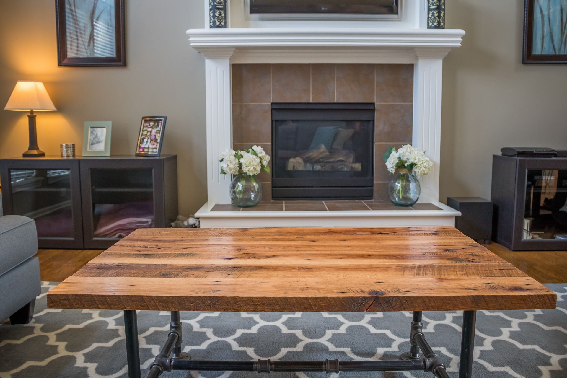 Industrial Coffee Table | Barn Wood Coffee Table 6 