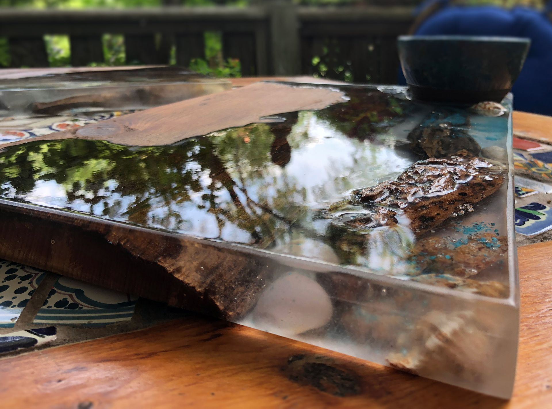 Rustic Wood Epoxy Resin Serving Boards 6