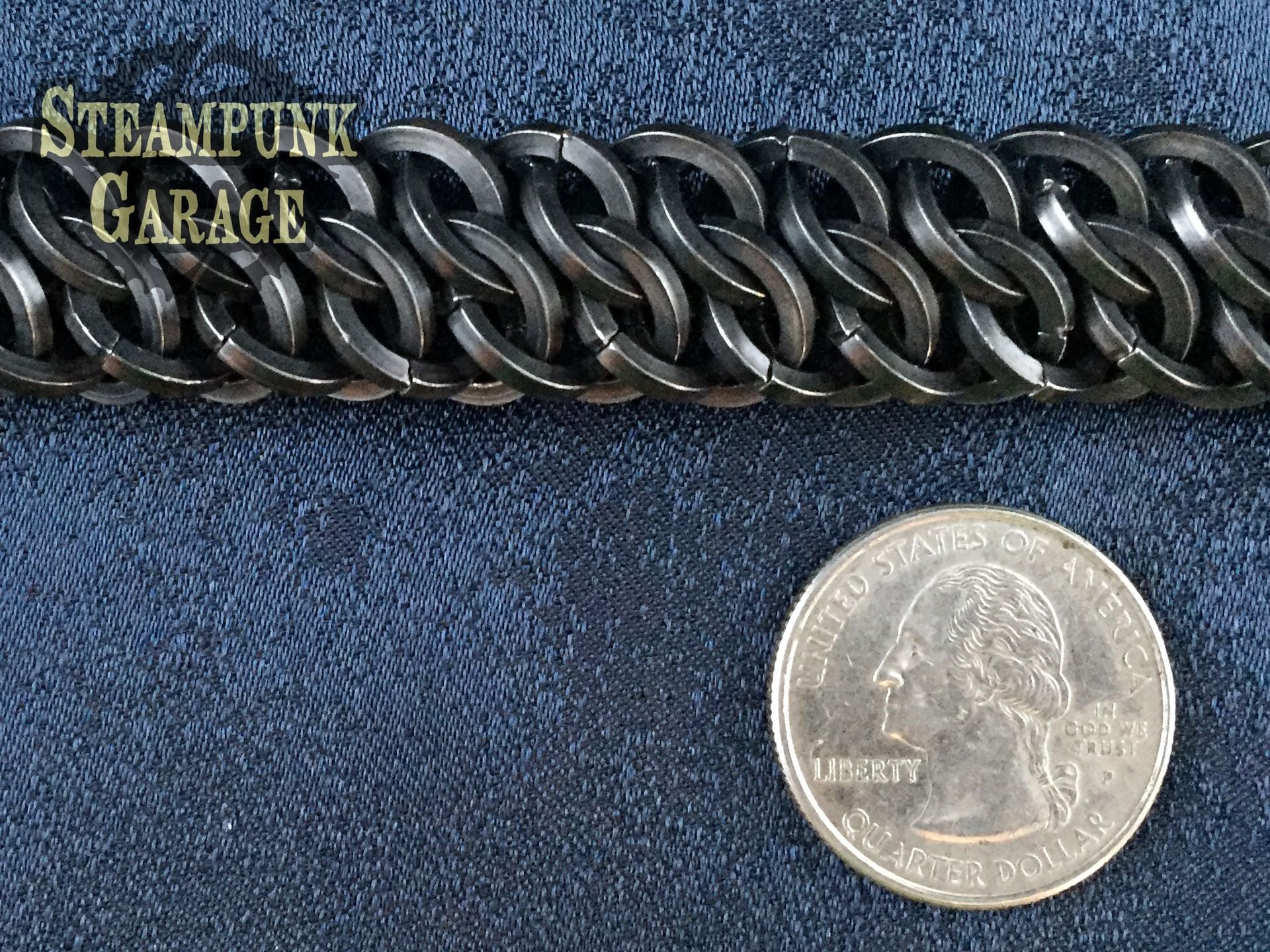 Wallet Chain - Black Square Steel - Heavy Duty Gsg 6
