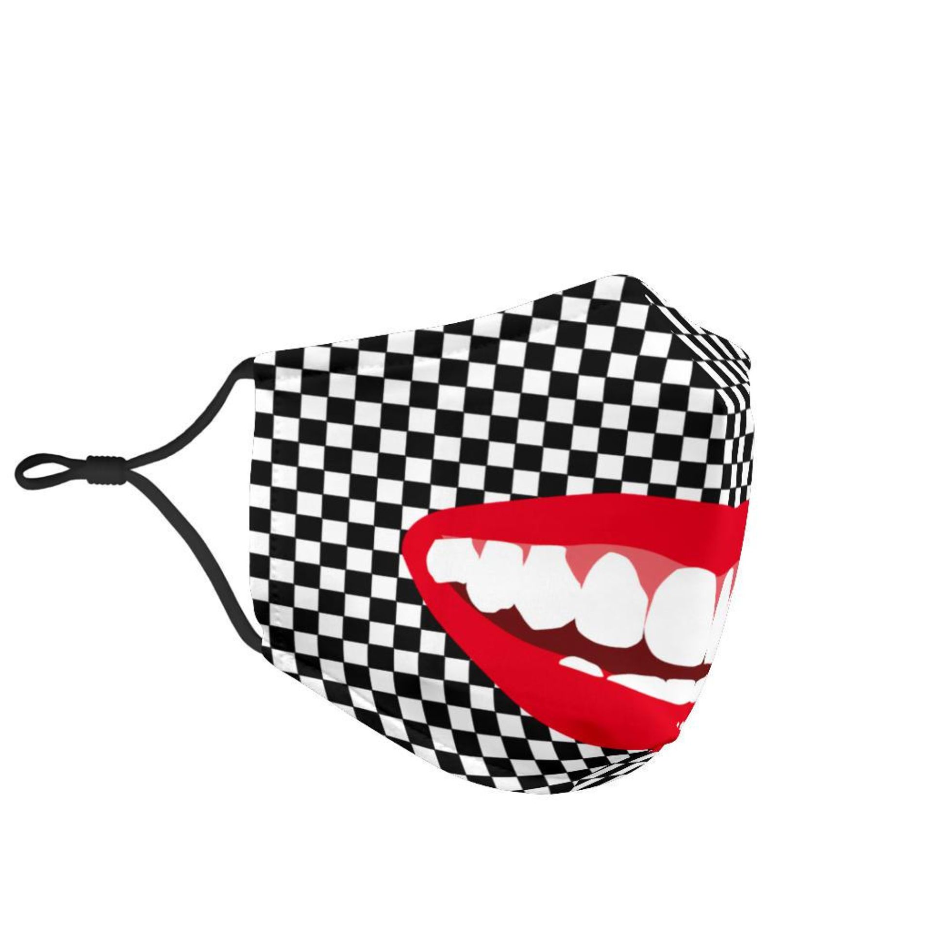 Funny Big Mouth Reusable Washable Adjustable Face Mask For Children And Adults 6 