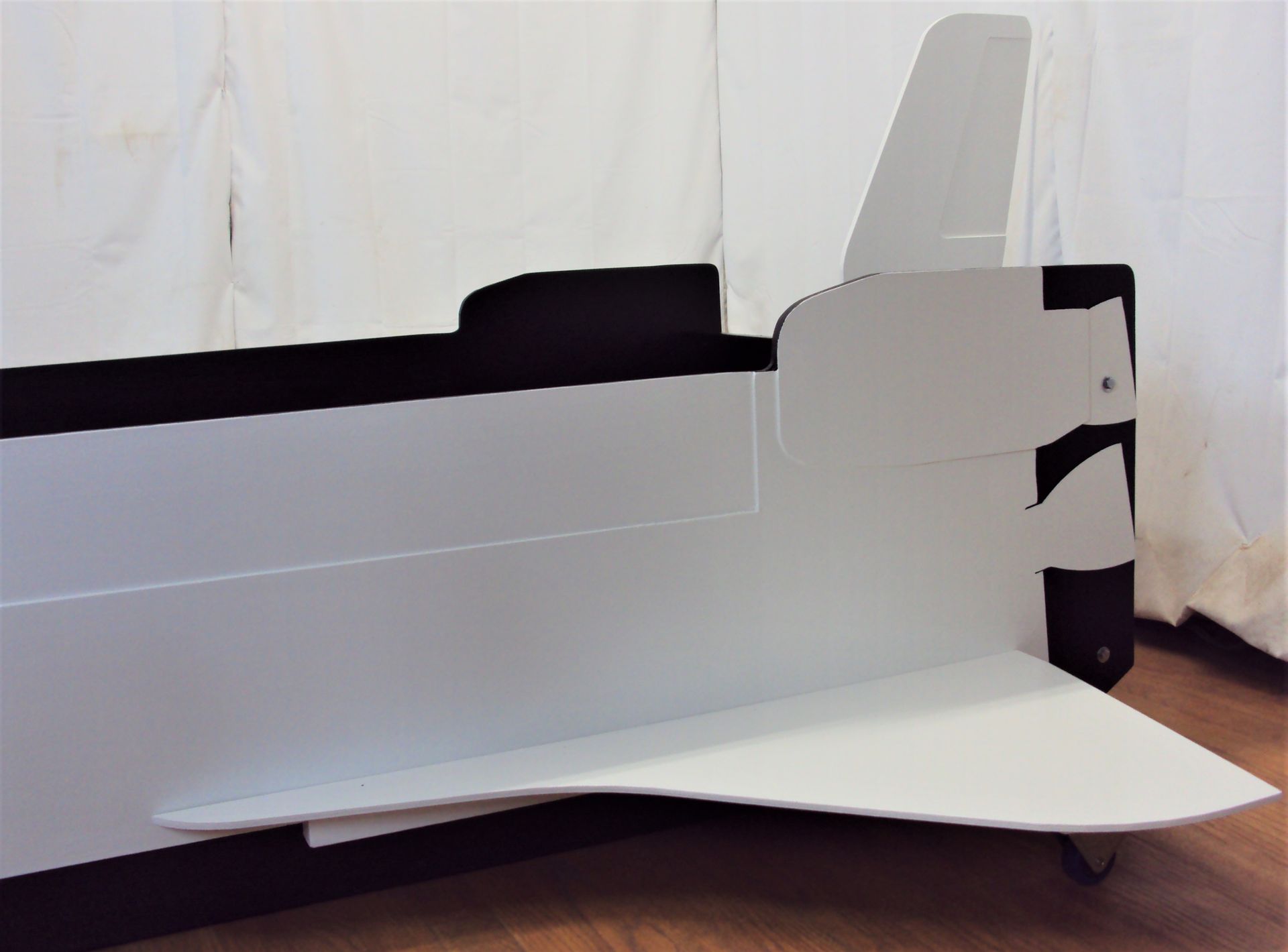 Space Shuttle Twin Kids Bed Frame - Handcrafted - Space Themed Children's Bedroom Furniture 5 