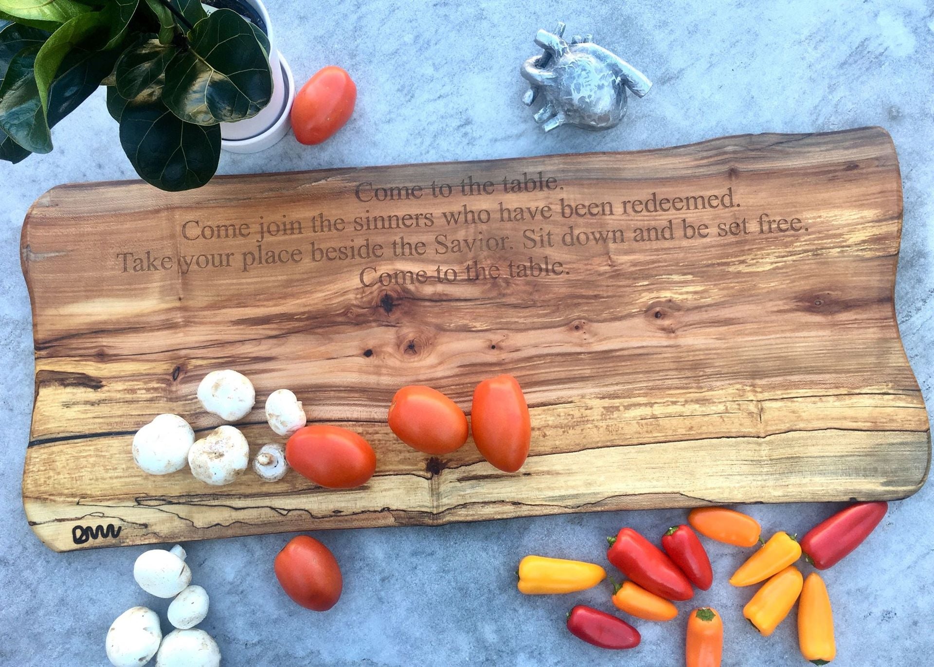 Functional Or Decorative Artwork Statement Showpiece & Charcuterie Board 6 