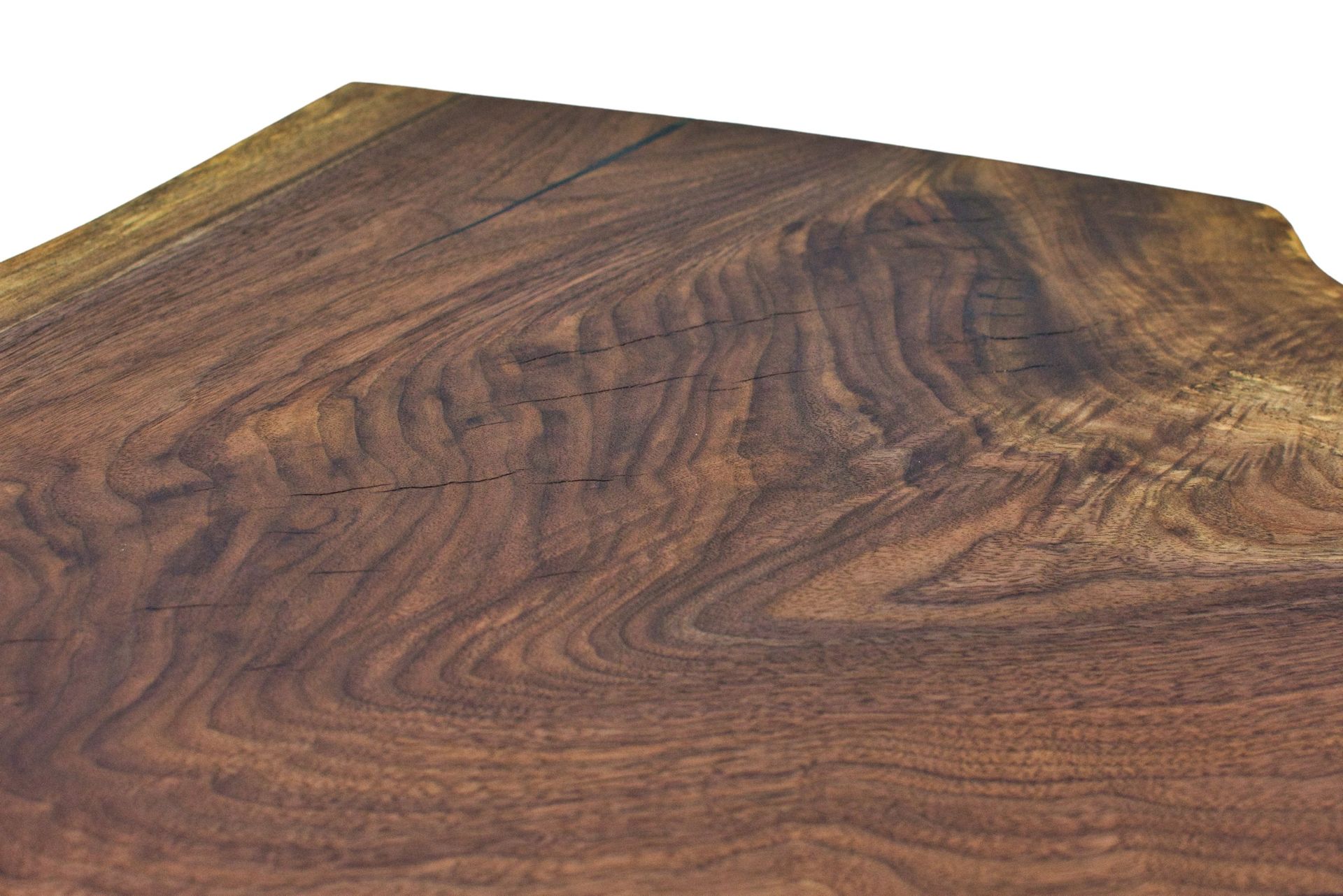 Walnut End Table, Wood Accent Table, Live Edge Side Table, Rustic End Table, Modern End Table 2 