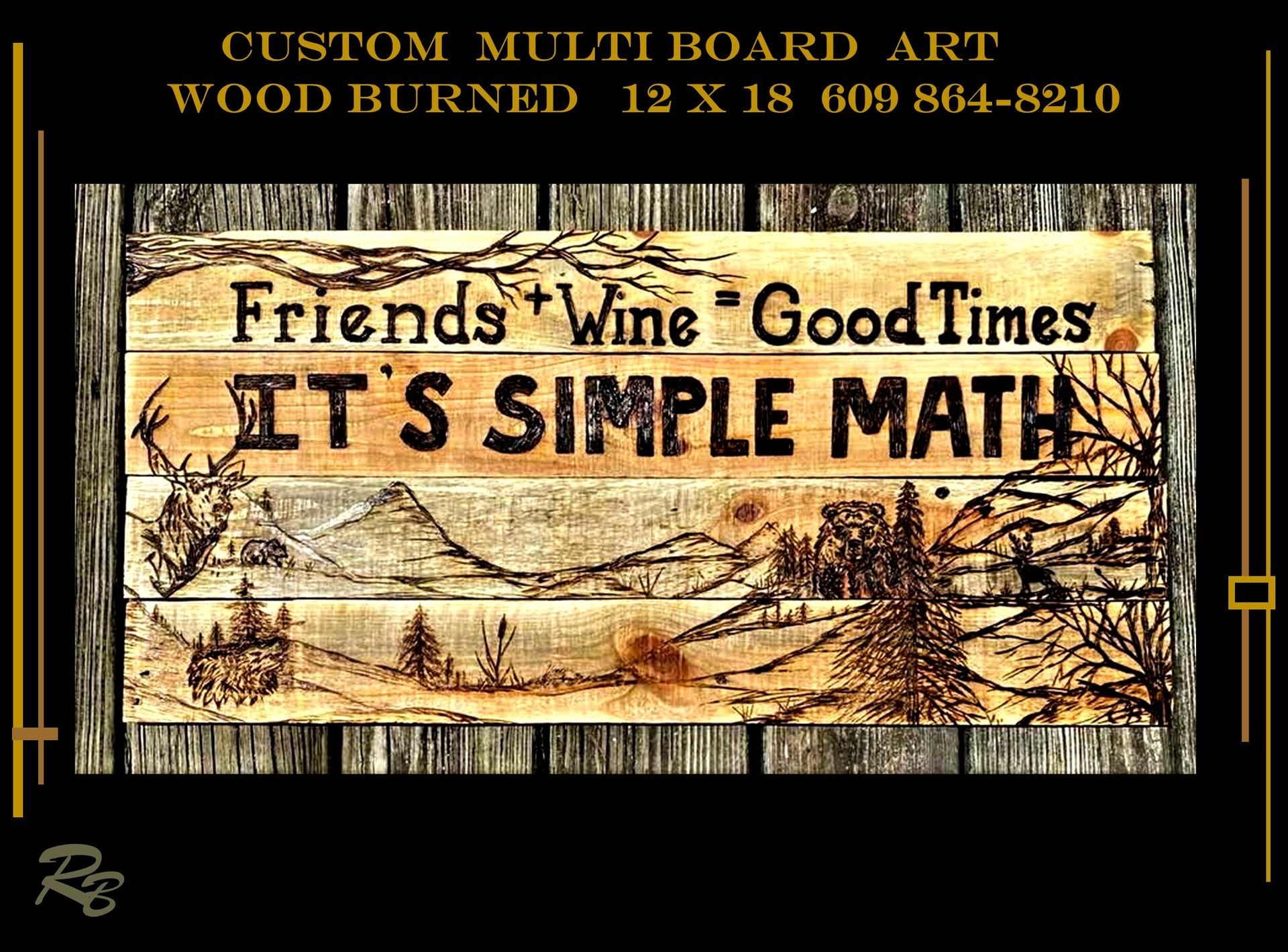 Multi Board Signs, Wood, Destination, Rustic, Indoor, Outdoor 3 