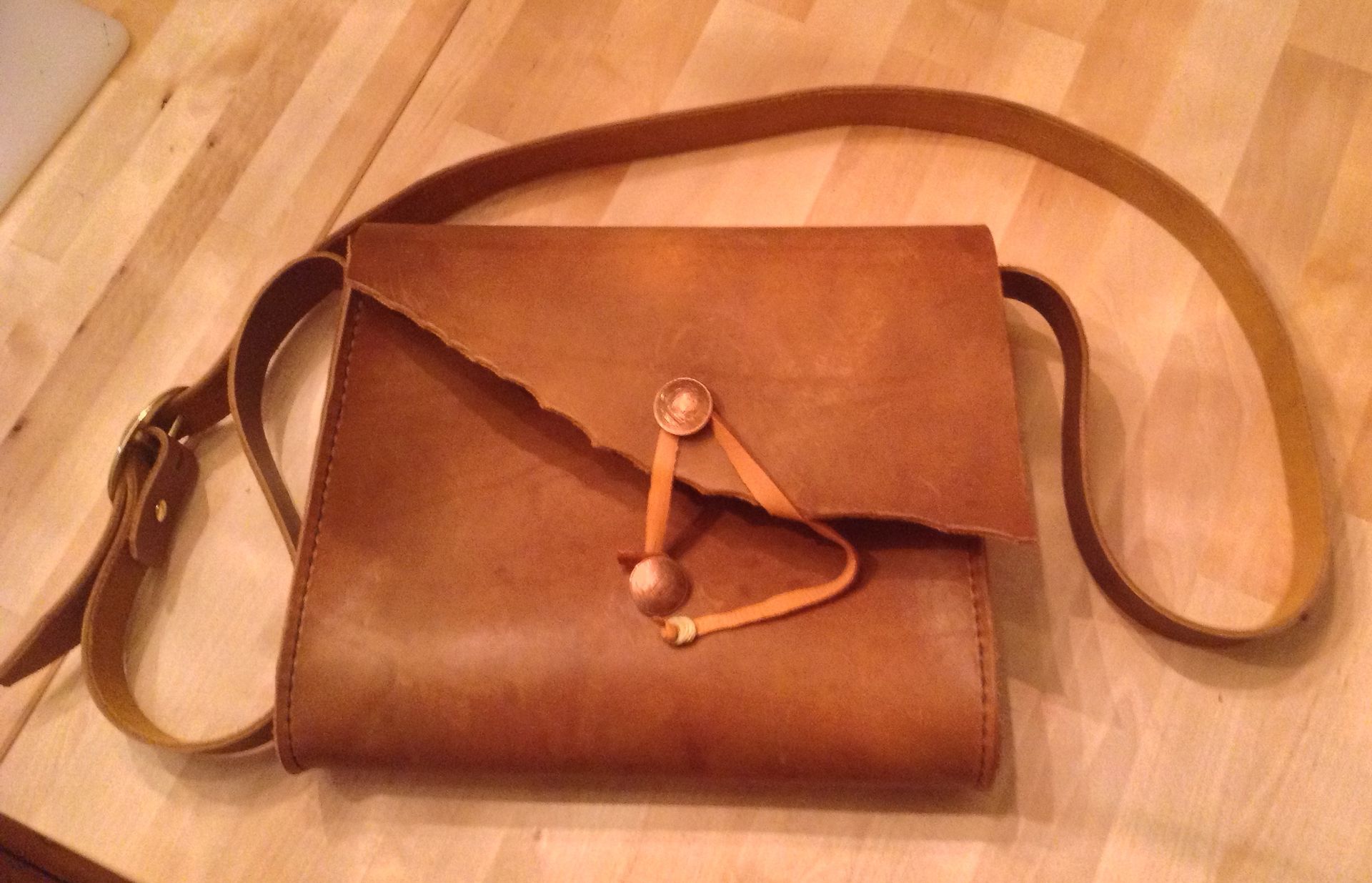 Natural Edge Satchel