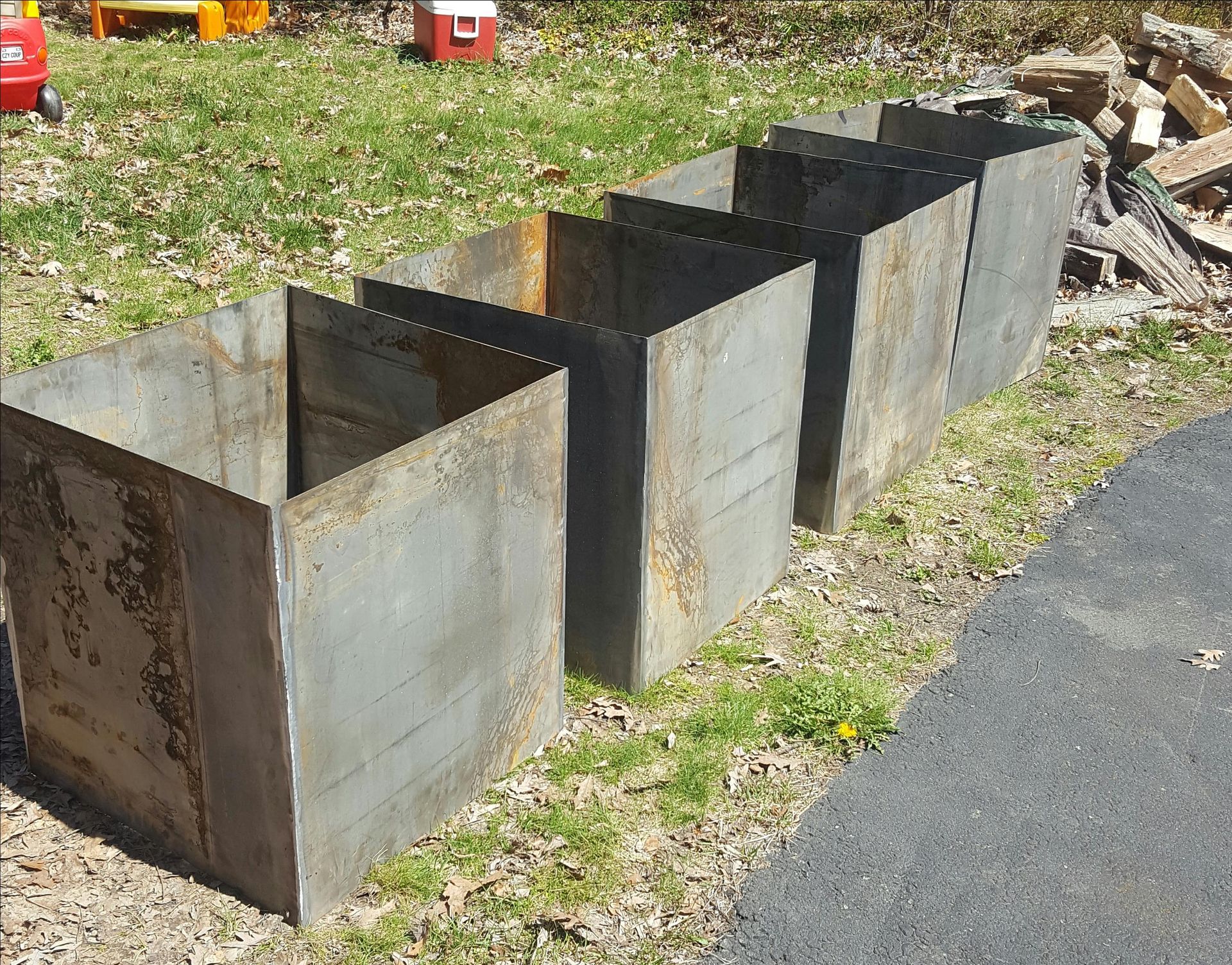 Custom Steel Planters 4 