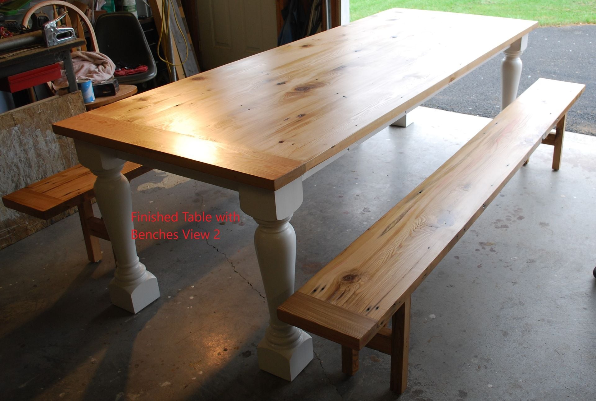 Reclaimed Barn Beam Farmhouse Table 6