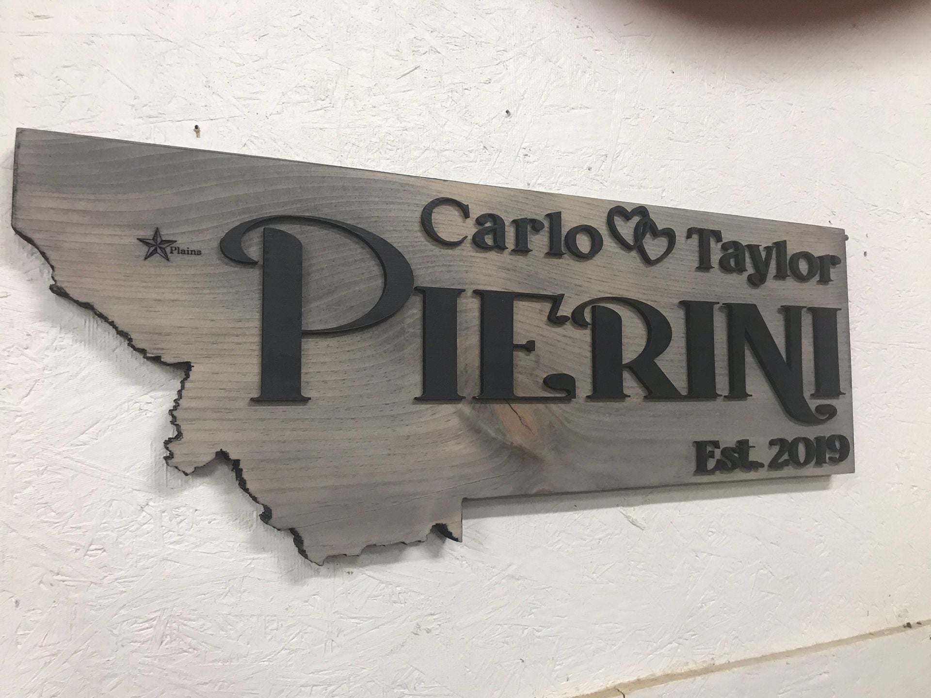 Last Name Established Sign Family Name Signs Wedding Gift Wood 4