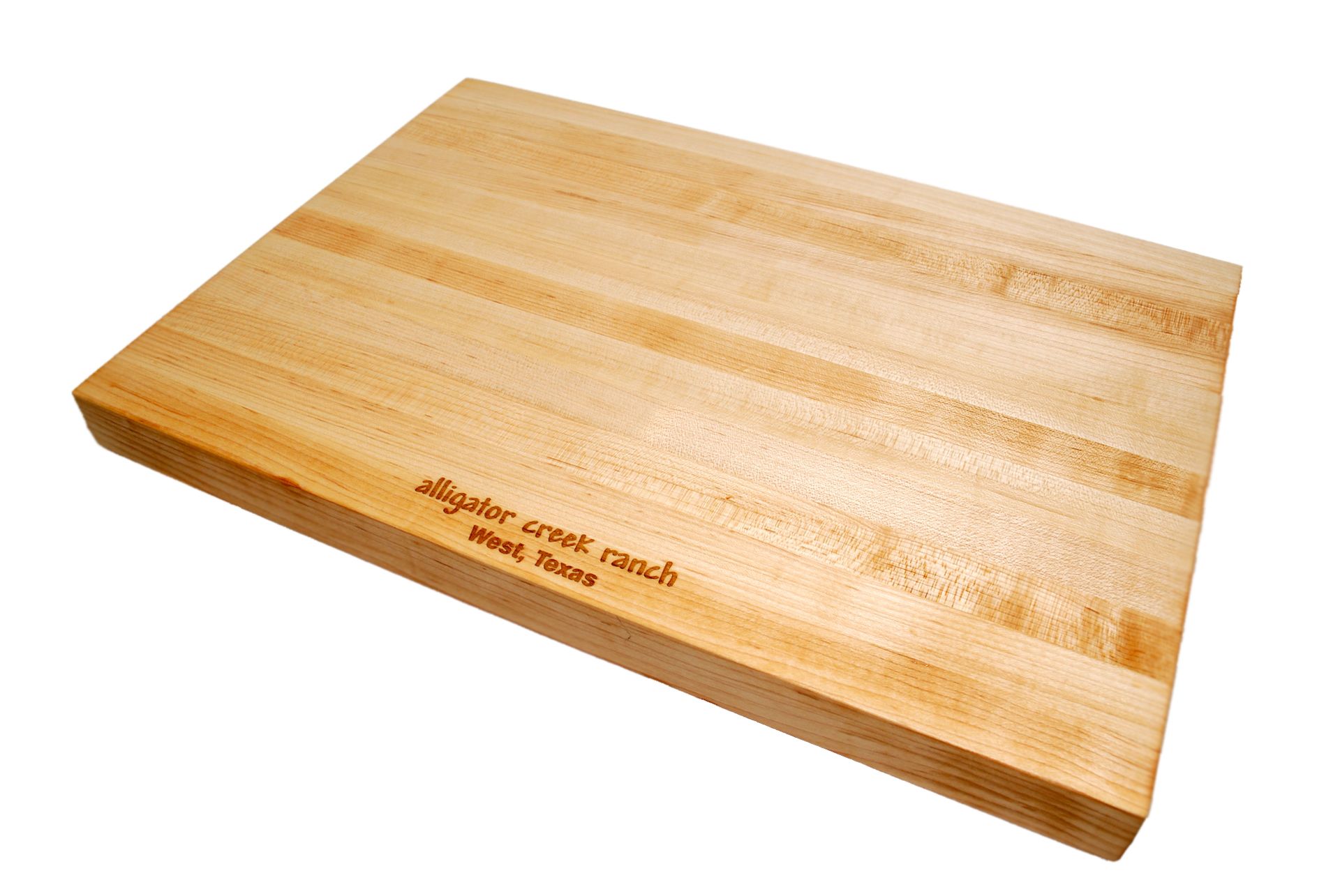 Solid Maple Edge Grain Personalized Cutting Board 4 