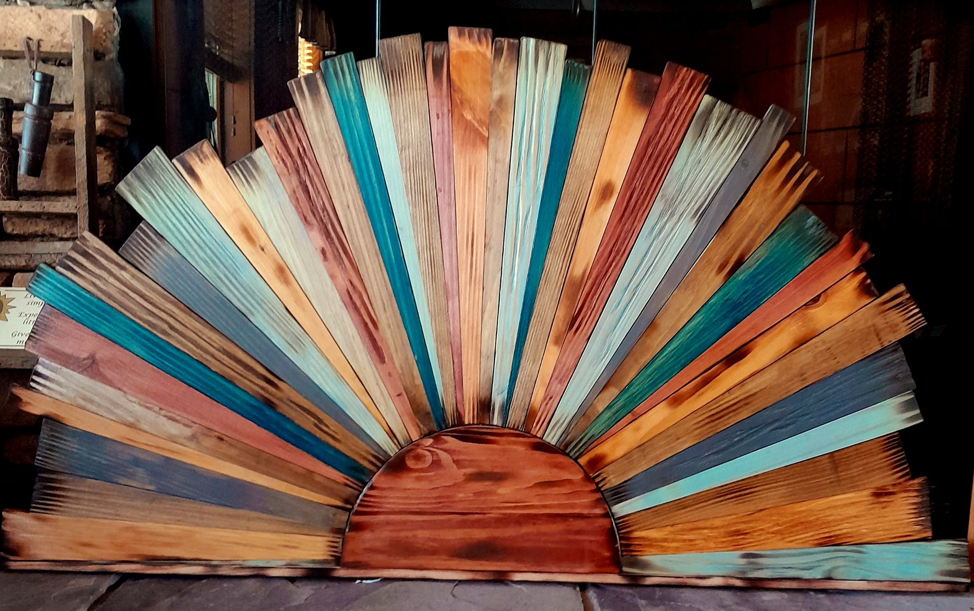 Rustic Wall Decor Sunburst Design 5 
