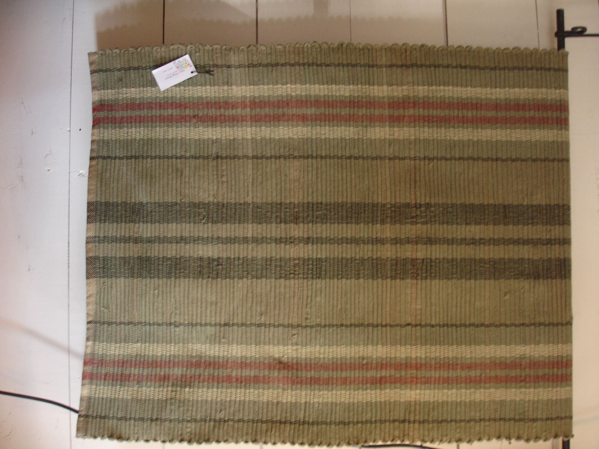 Hand Dyed Wool Rugs Hand-Woven On Antique Loom 4