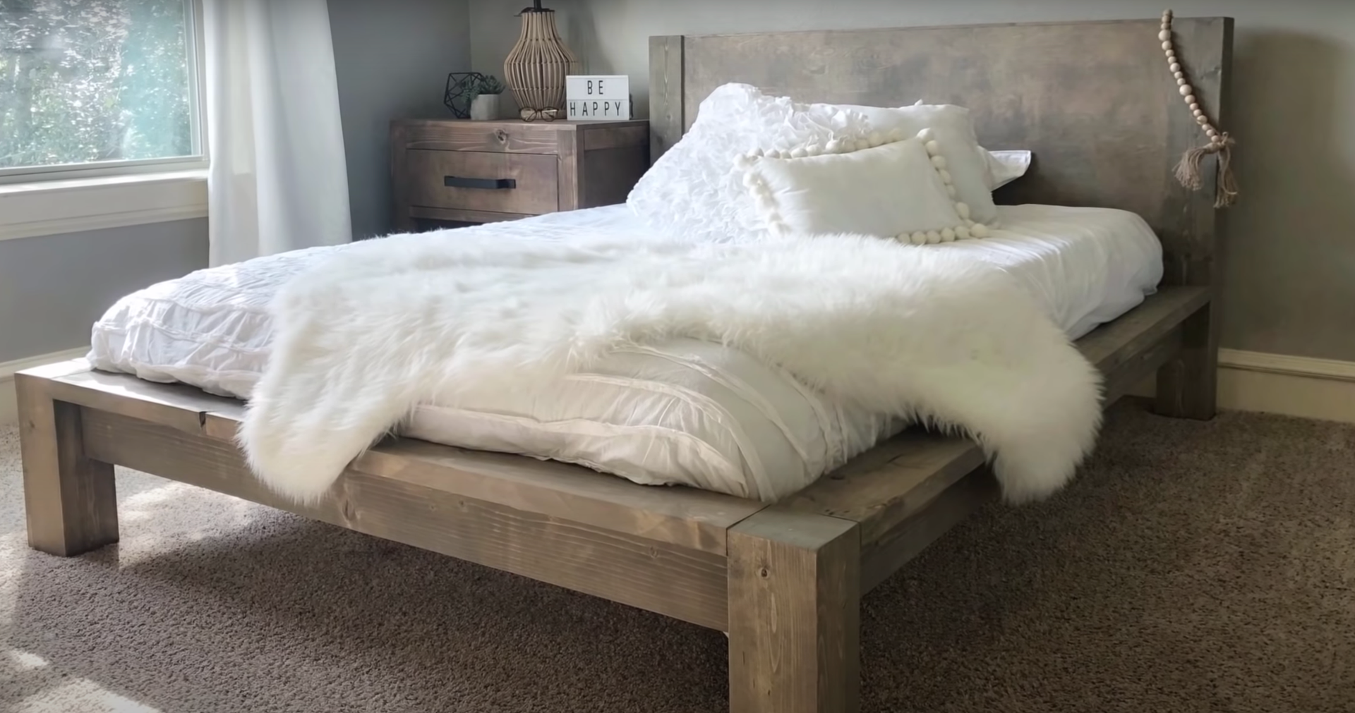 Queen Rustic Bed