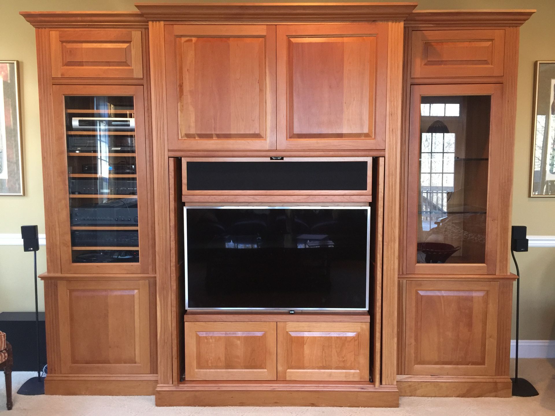 Cherry Media Cabinet