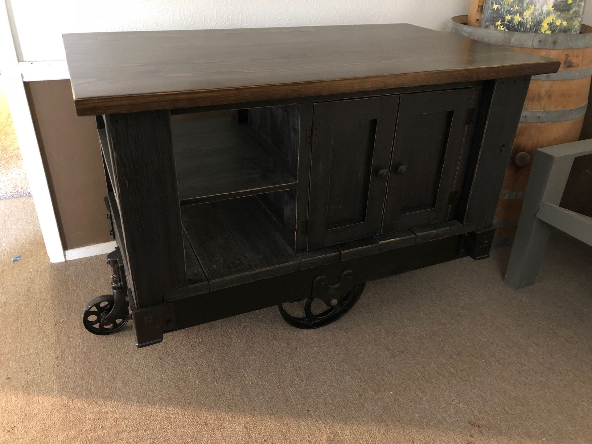 Industrial Cart Kitchen Island 5