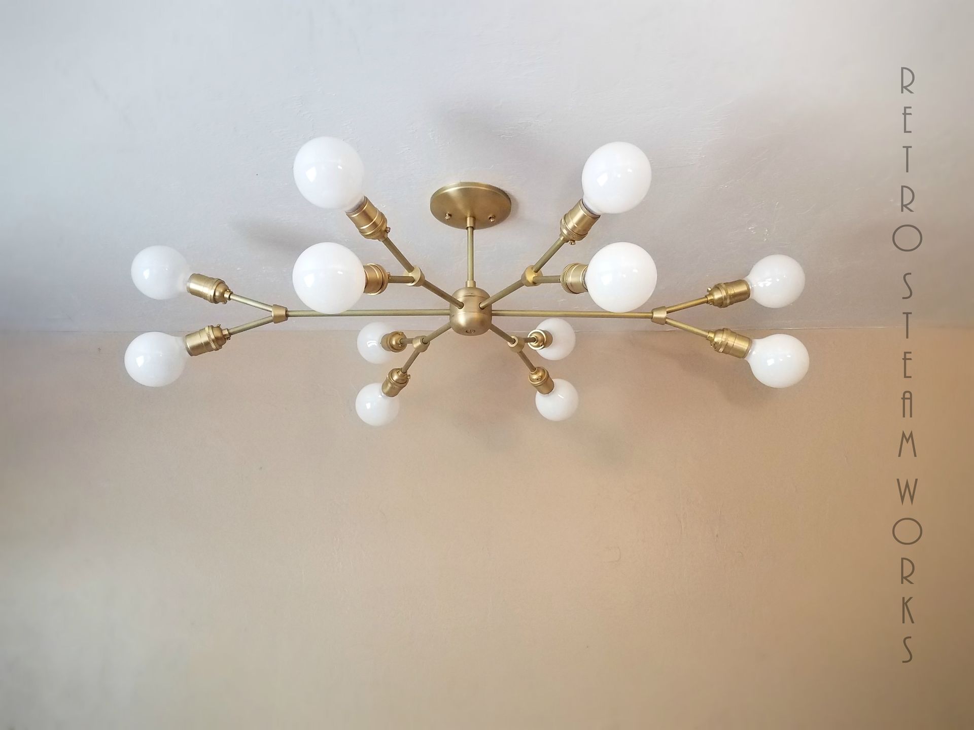 Modern Contemporary Light - Mid Century Multiple Light Bulbs Chandelier