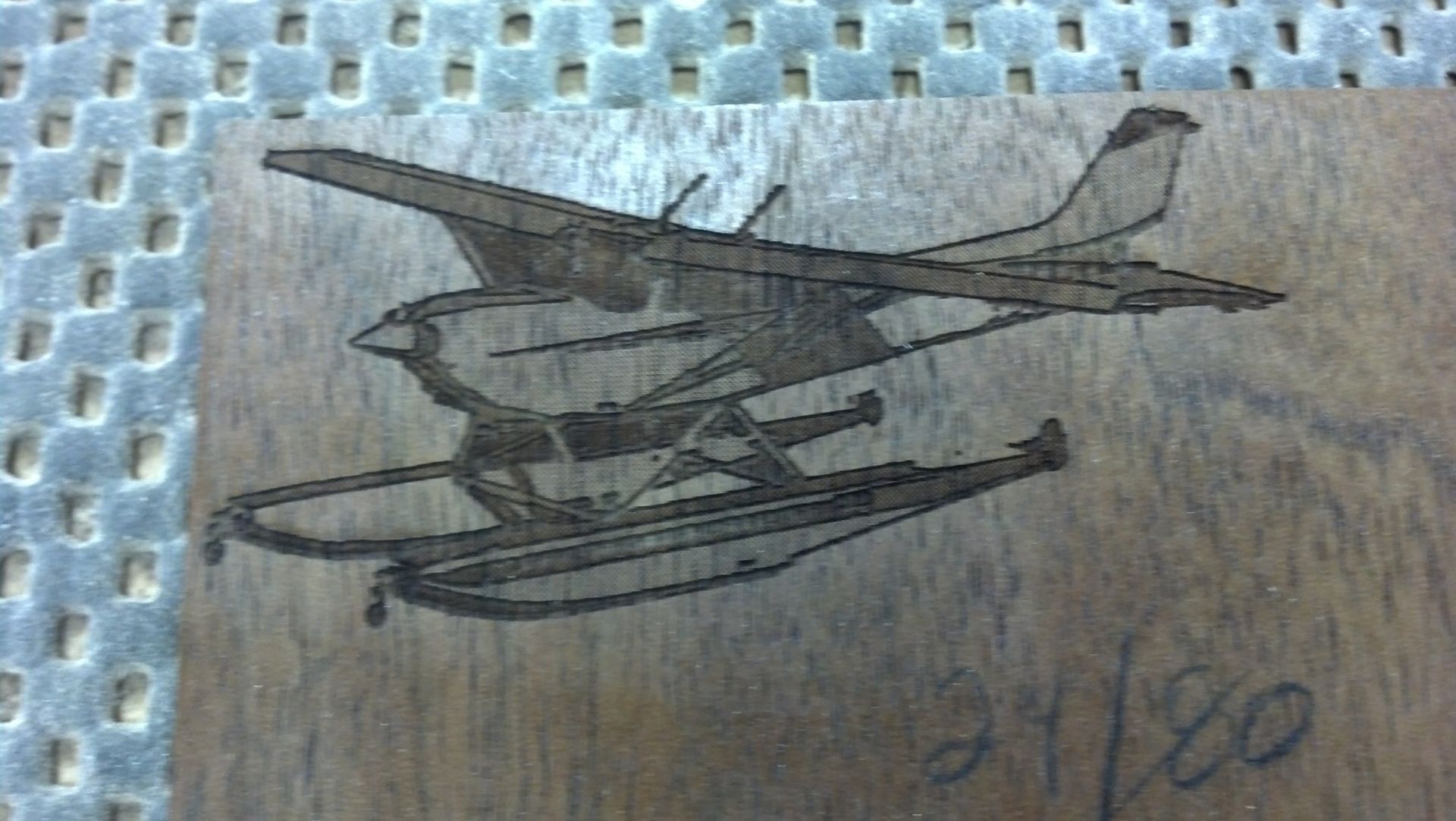 Six Draw Jewelry Box With Plane Laser Engraved In Top 3 